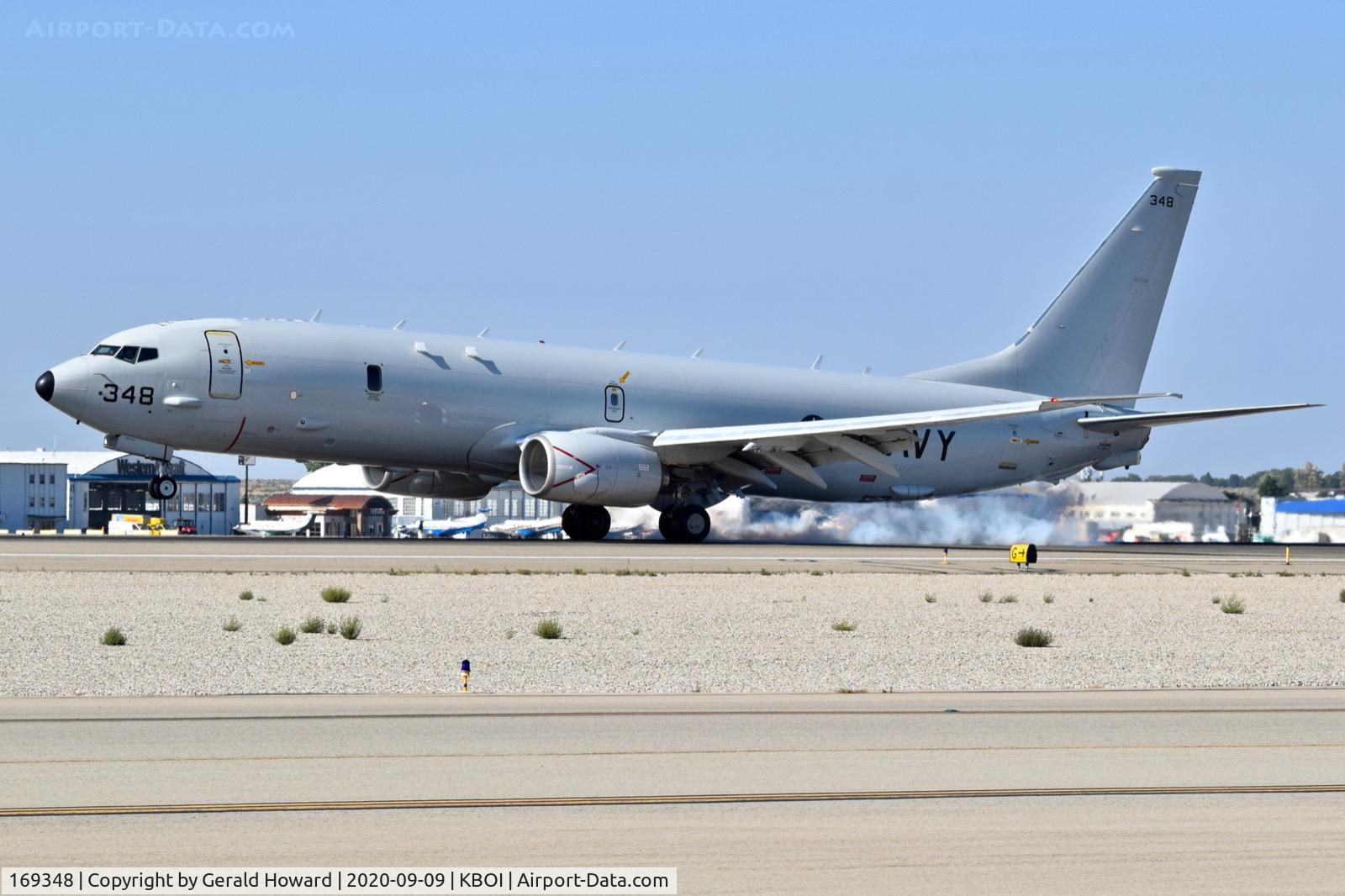 169348, 2018 Boeing P-8A Poseidon C/N 63198, Landing on 10L.