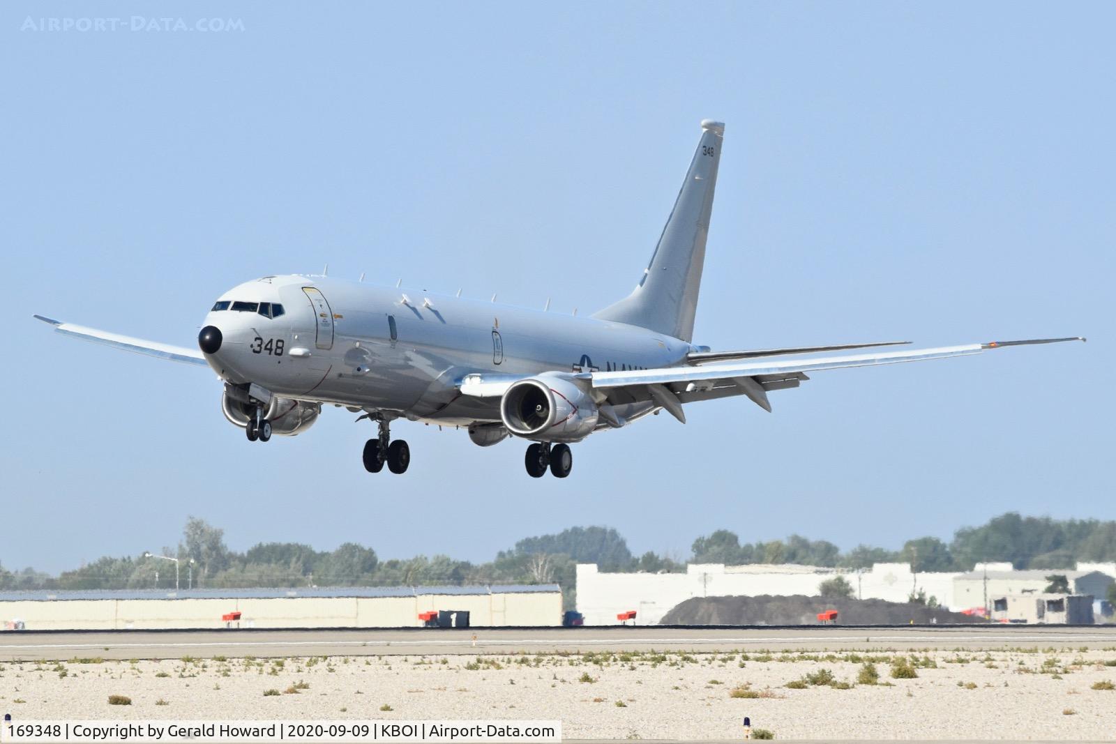 169348, 2018 Boeing P-8A Poseidon C/N 63198, Landing 10L.