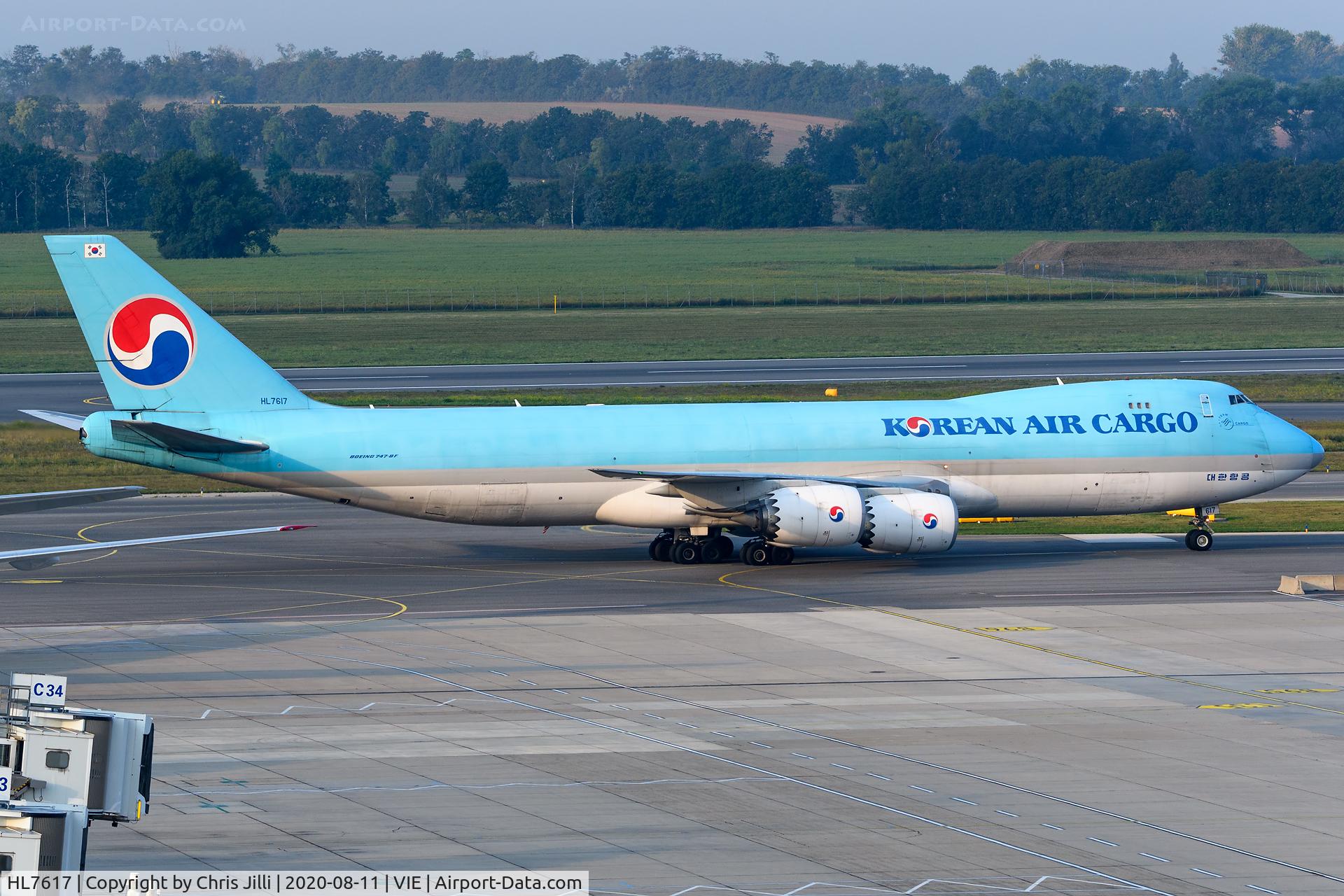 HL7617, 2013 Boeing 747-8B5F C/N 37654, Korean Air Cargo
