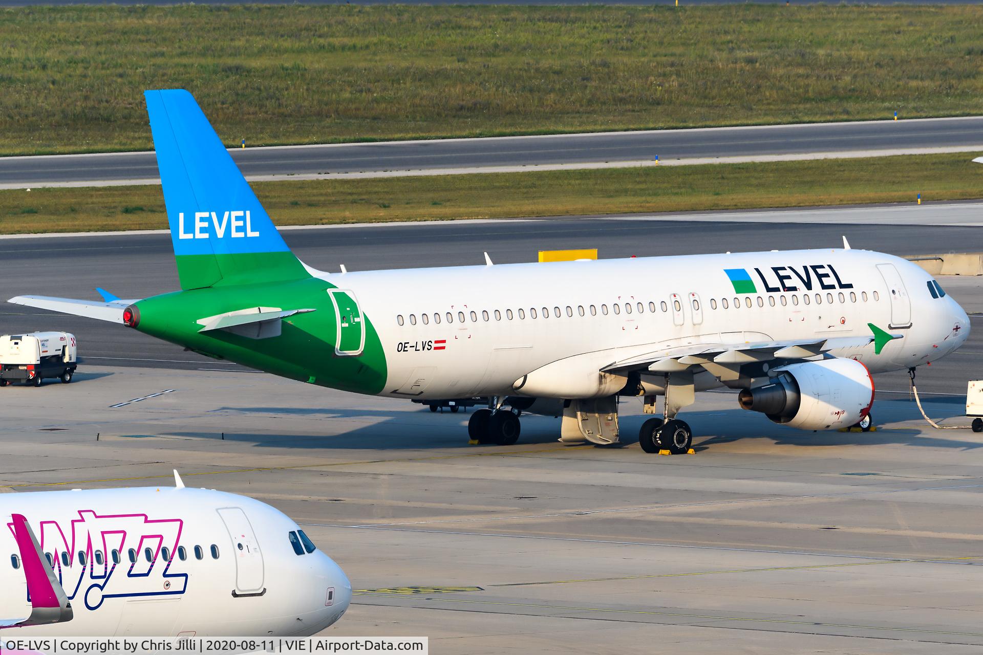OE-LVS, 2007 Airbus A320-216 C/N 3145, Level Europe