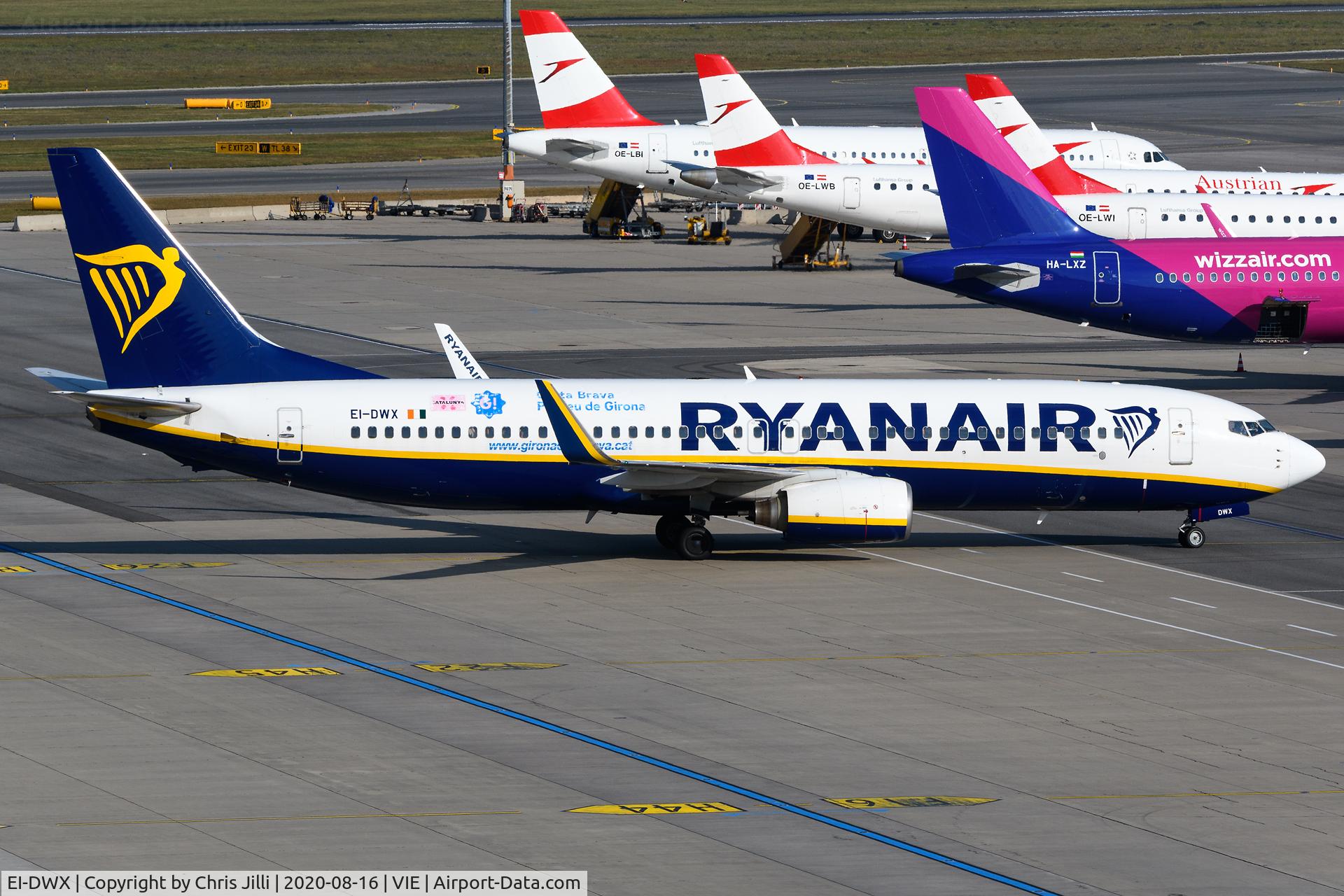 EI-DWX, 2008 Boeing 737-8AS C/N 33630, Ryanair