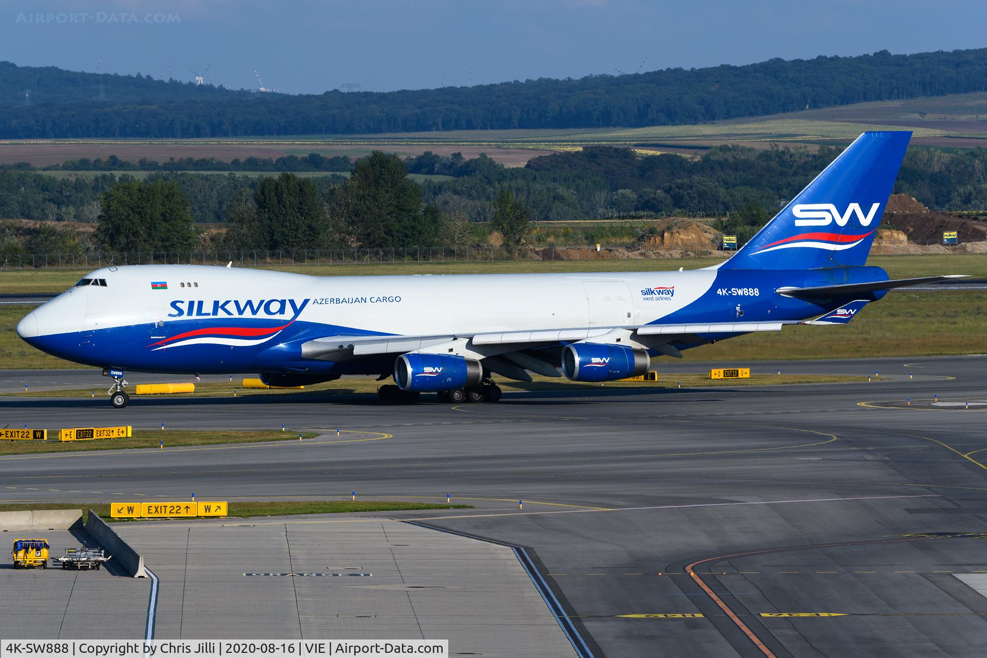 4K-SW888, 1999 Boeing 747-4R7F/SCD C/N 29730, Silkway West Airlines