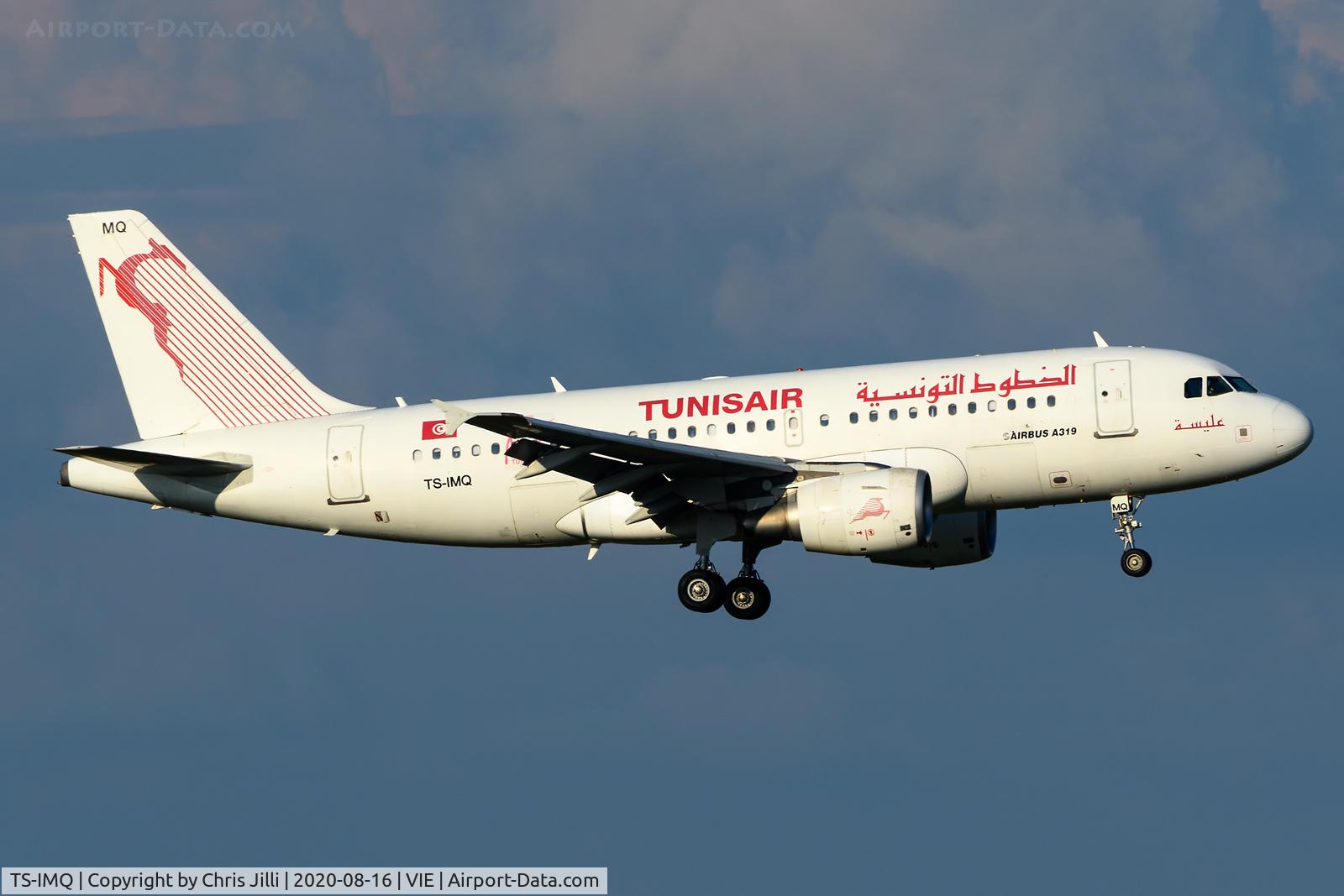 TS-IMQ, 2007 Airbus A319-112 C/N 3096, Tunisair