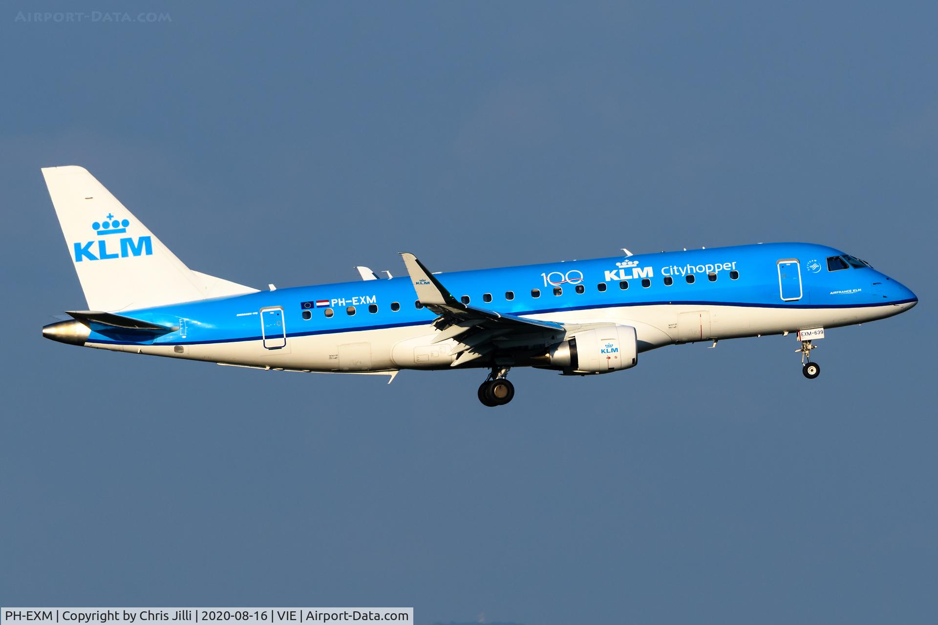 PH-EXM, 2017 Embraer 175STD (ERJ-170-200) C/N 17000639, KLM Cityhopper