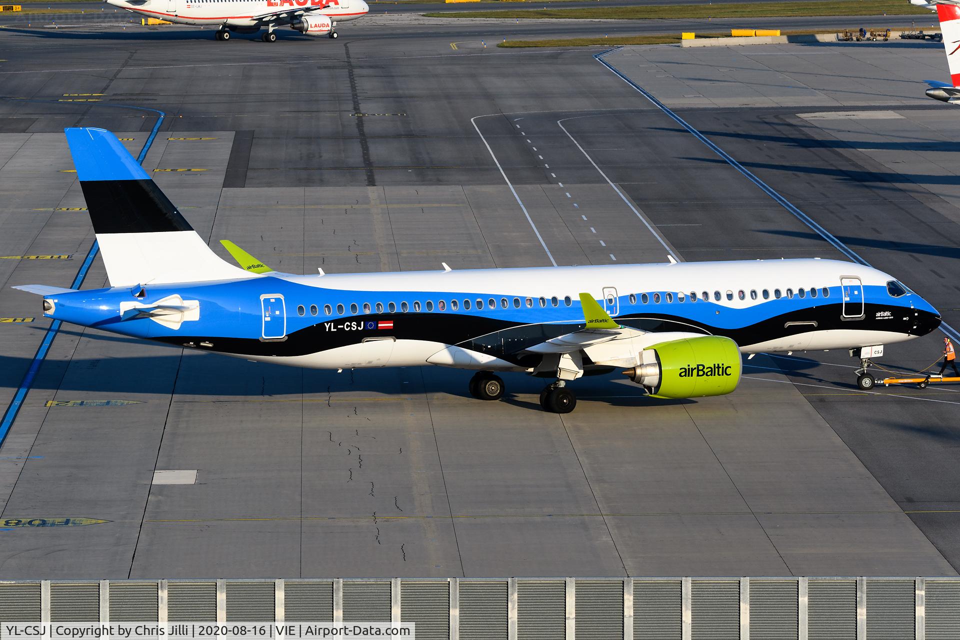 YL-CSJ, 2018 Bombardier CSeries CS300 (BD-500-1A11) C/N 55038, AirBaltic