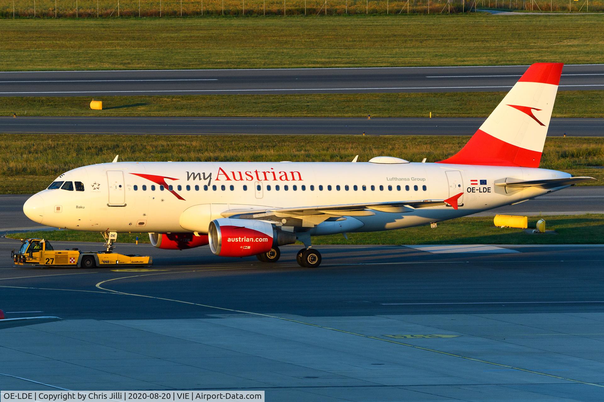 OE-LDE, 2005 Airbus A319-112 C/N 2494, Austrian Airlines