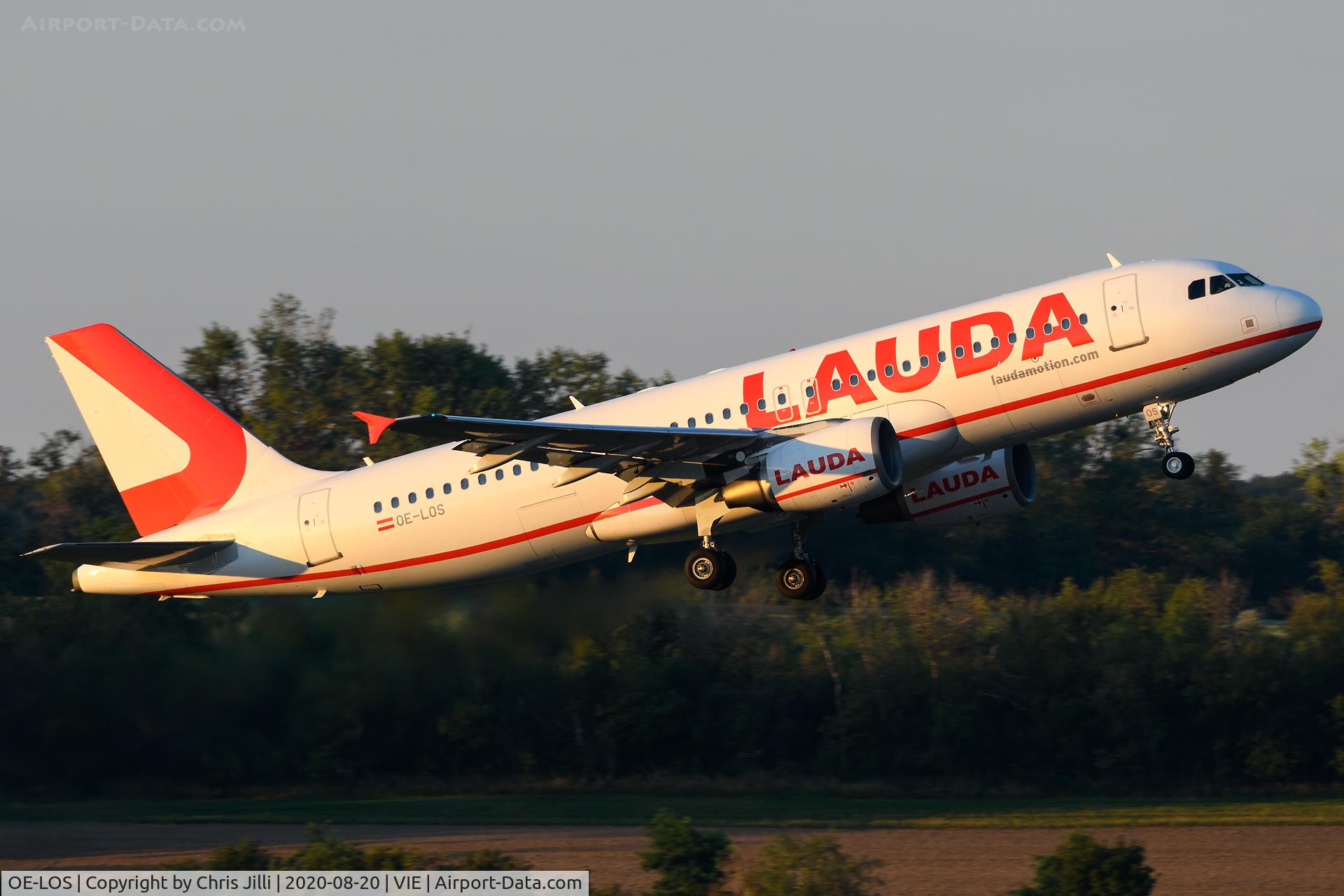OE-LOS, 2007 Airbus A320-214 C/N 3153, Laudamotion