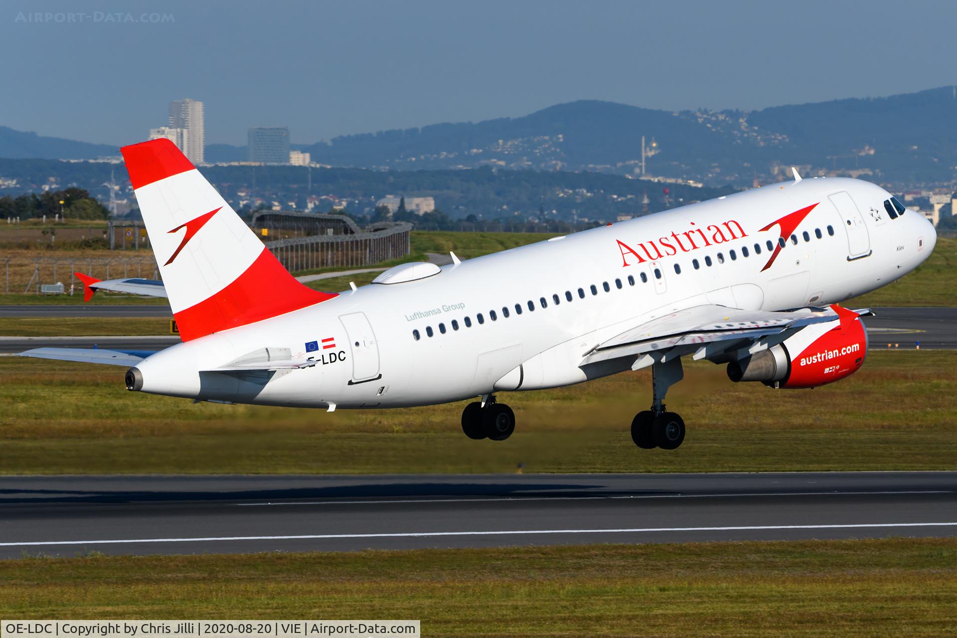 OE-LDC, 2004 Airbus A319-112 C/N 2262, Austrian Airlines