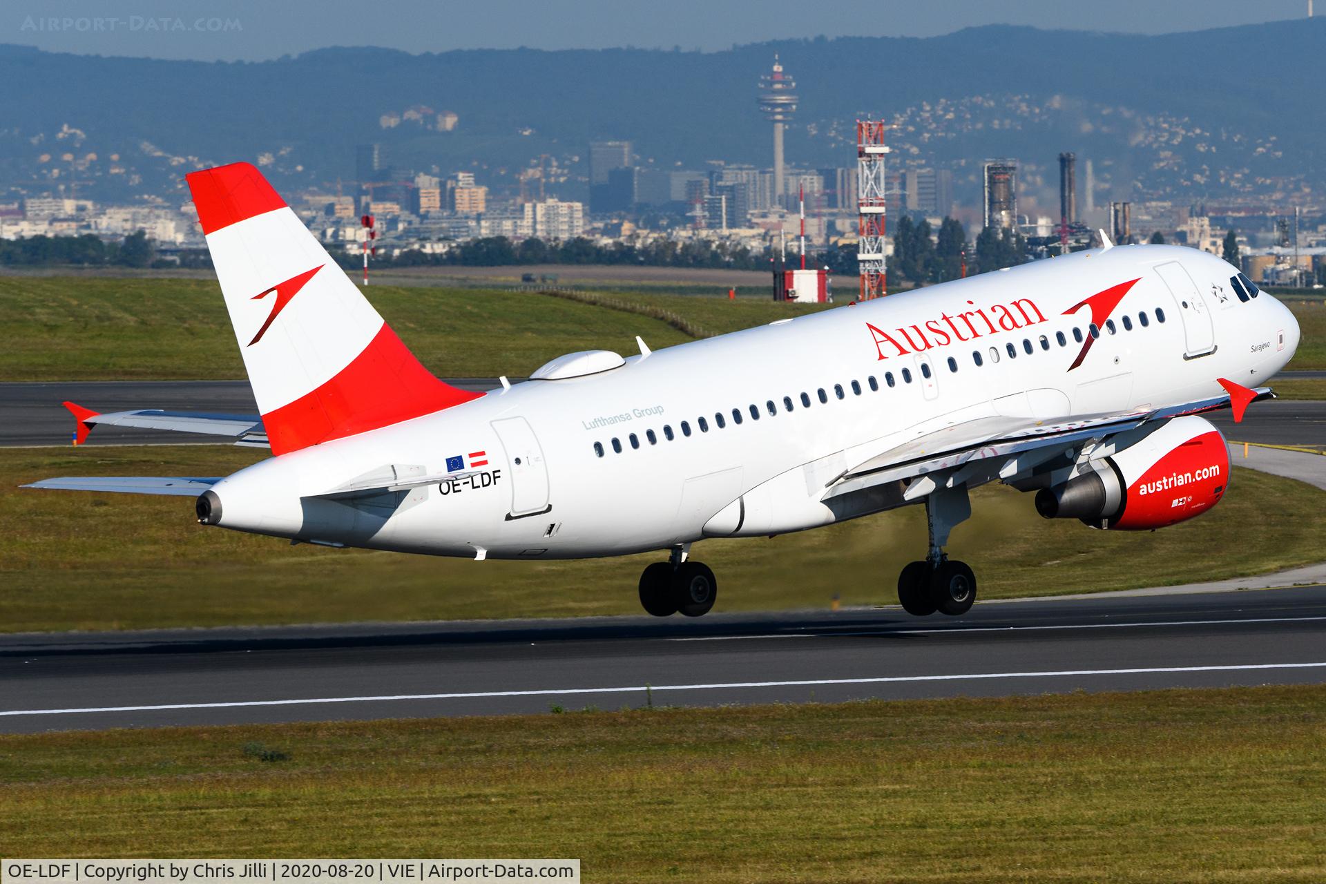 OE-LDF, 2005 Airbus A319-112 C/N 2547, Austrian Airlines