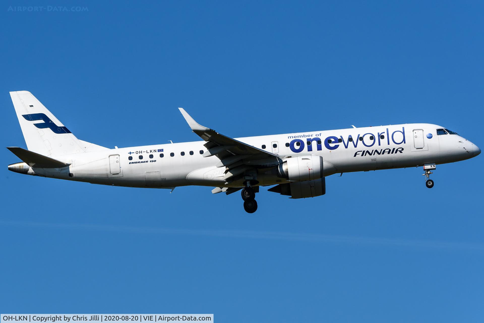 OH-LKN, 2009 Embraer 190LR (ERJ-190-100LR) C/N 19000252, Finnair