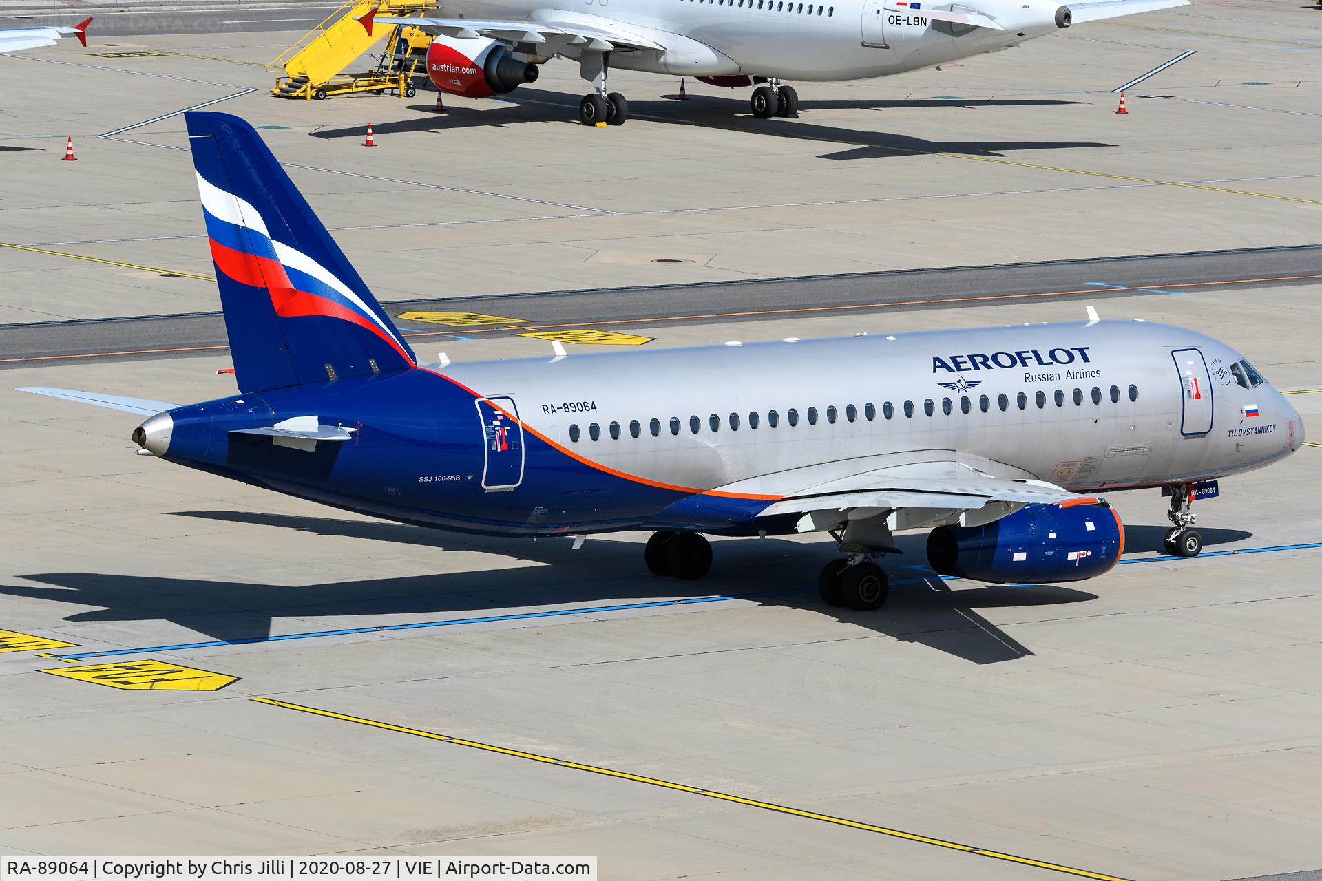 RA-89064, 2015 Sukhoi SuperJet 100-95B C/N 95101, Aeroflot