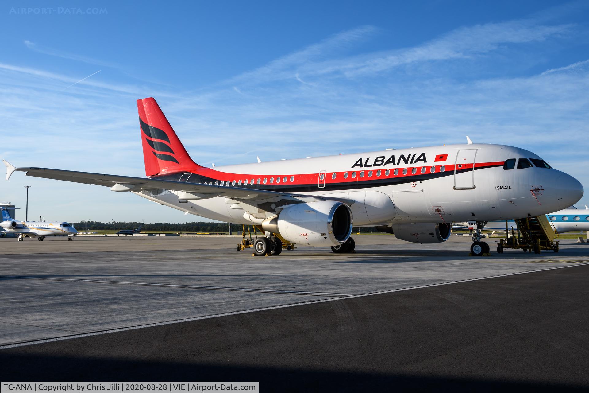 TC-ANA, 2000 Airbus ACJ319 (A319-115/CJ) C/N 1002, Albania Government