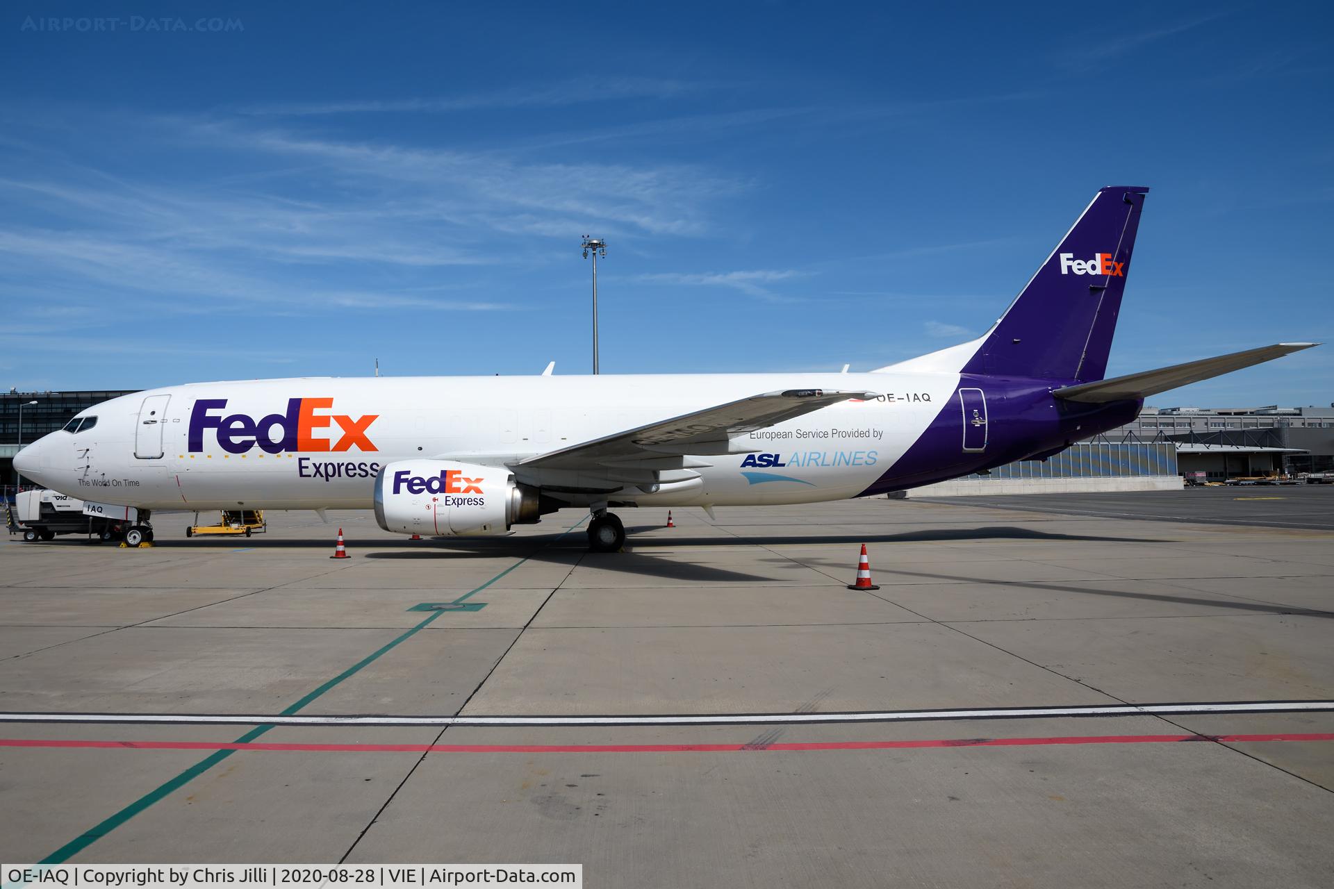 OE-IAQ, 1998 Boeing 737-4M0 C/N 29207, FedEx Express (ASL Airlines Belgium)