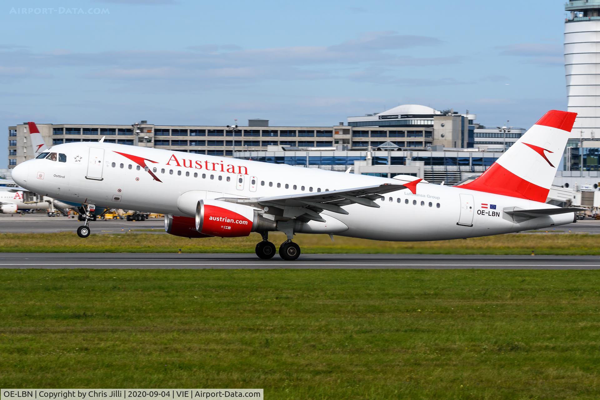 OE-LBN, 1997 Airbus A320-214 C/N 768, Austrian Airlines