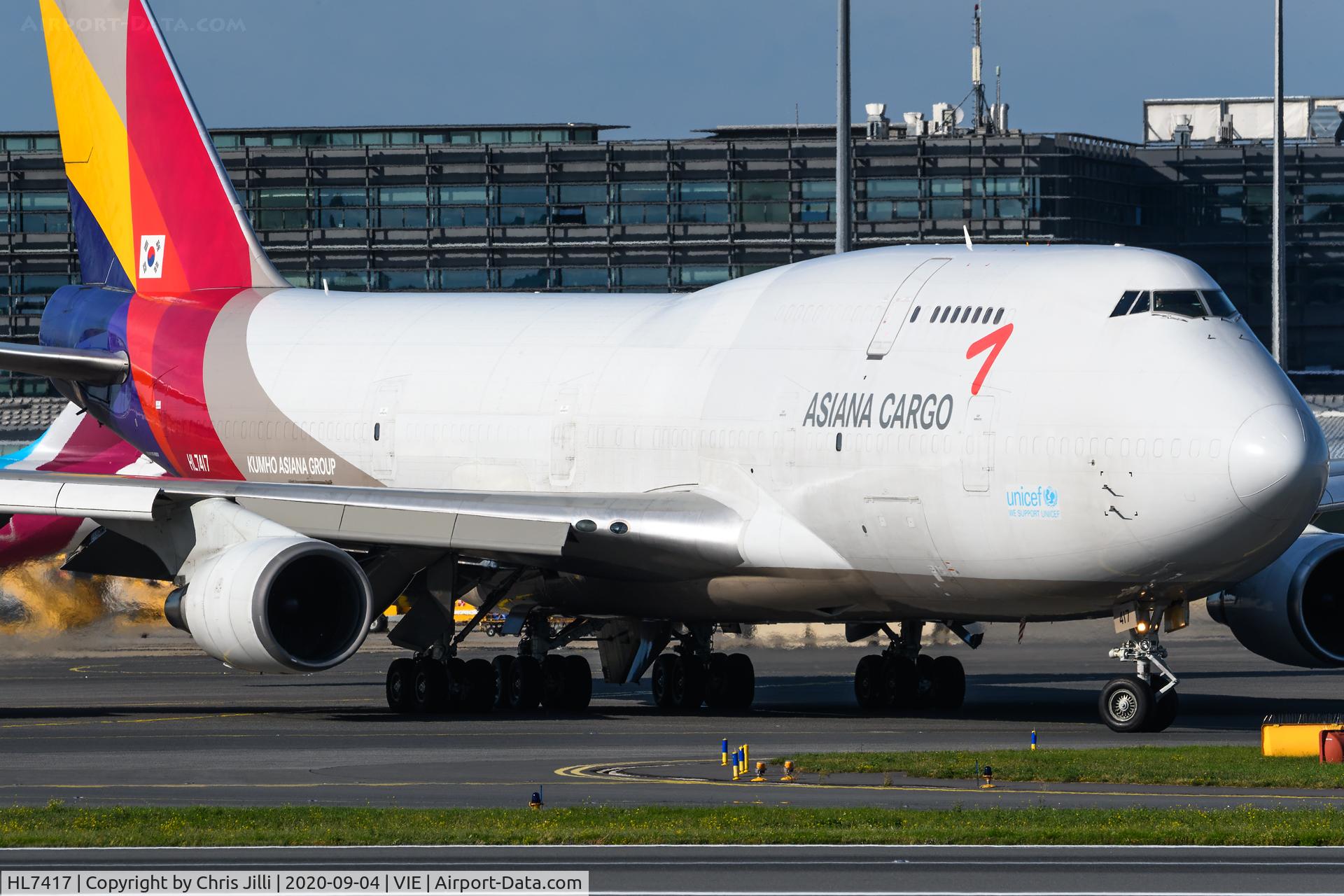 HL7417, 1993 Boeing 747-48EM(BDSF) C/N 25779, Asiana Cargo
