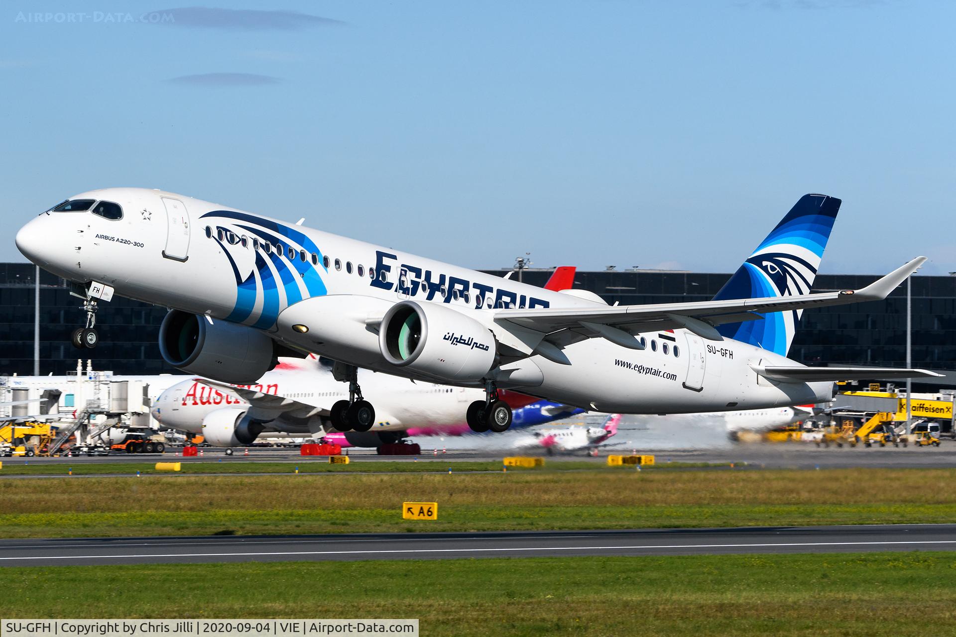 SU-GFH, 2020 Airbus A220-300 C/N 55087, Egyptair