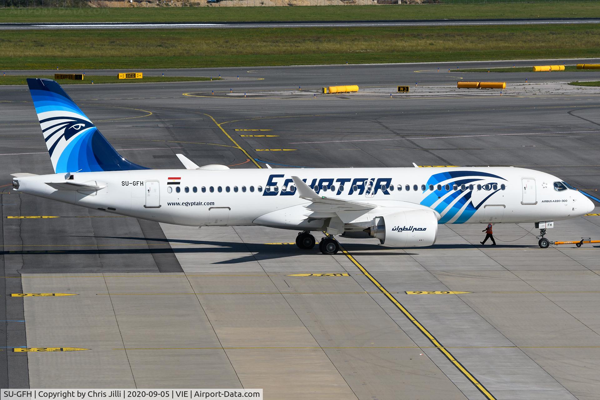 SU-GFH, 2020 Airbus A220-300 C/N 55087, Egyptair