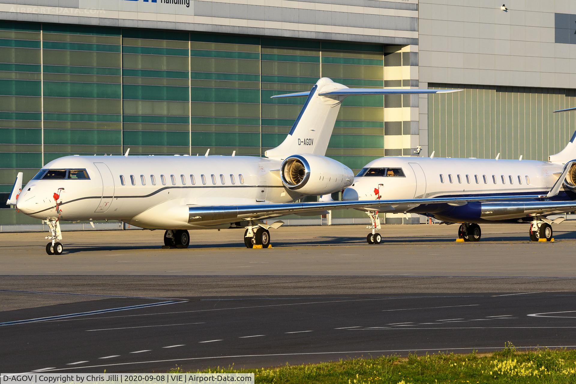 D-AGOV, 2009 Bombardier BD-700-1A10 Global Express XRS C/N 9351, Windrose Air Jetcharter