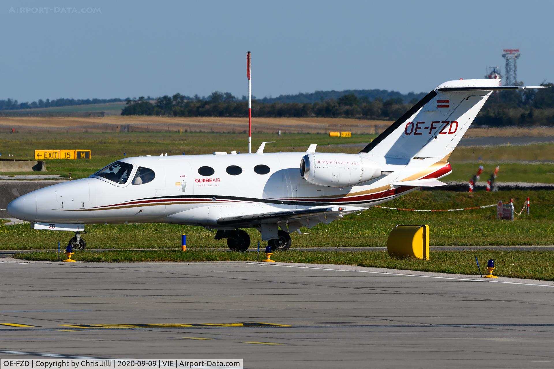 OE-FZD, 2009 Cessna 510 Citation Mustang Citation Mustang C/N 510-0216, Globe Air