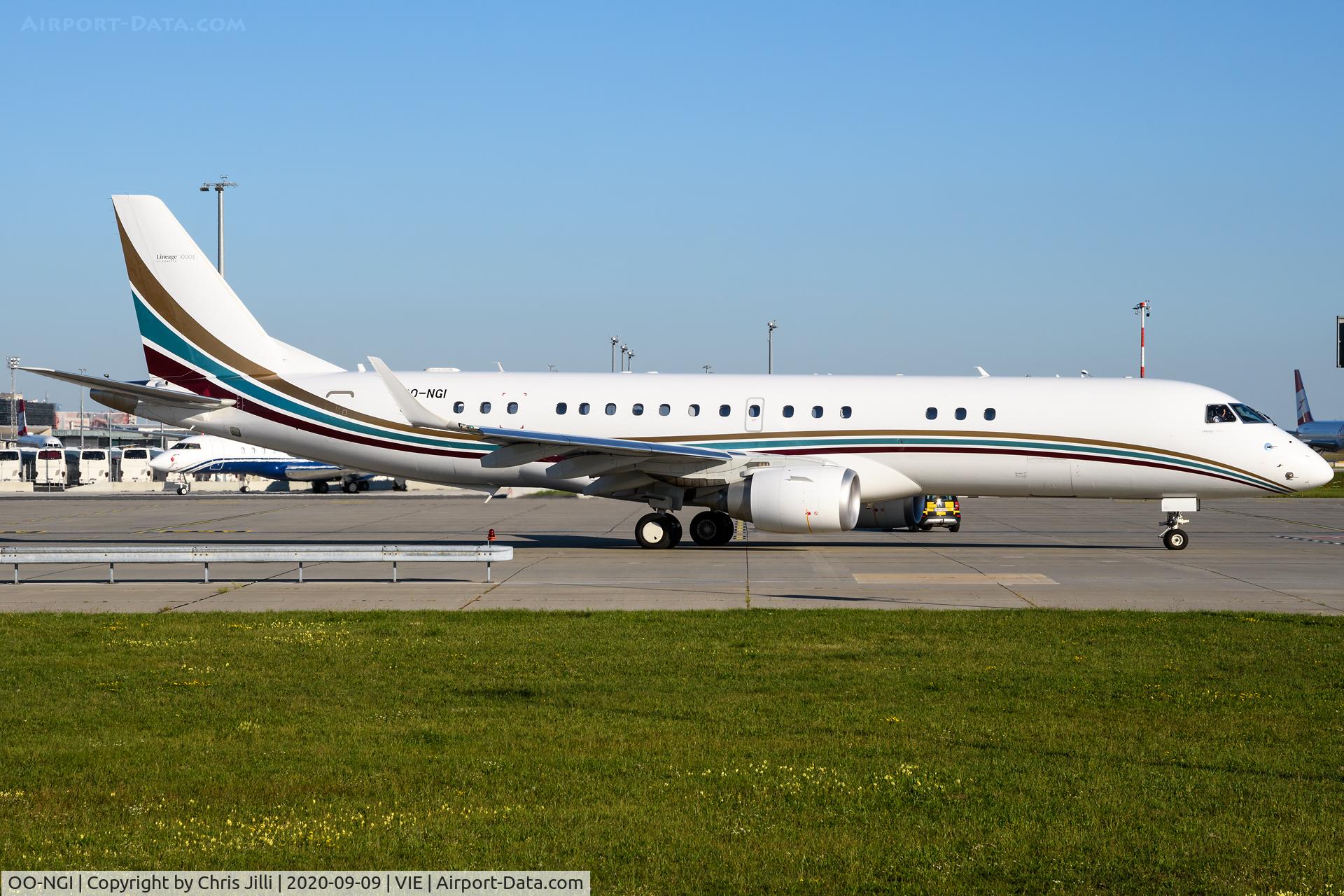 OO-NGI, 2013 Embraer ERJ-190-100ECJ Lineage 1000 C/N 19000611, Flying Service