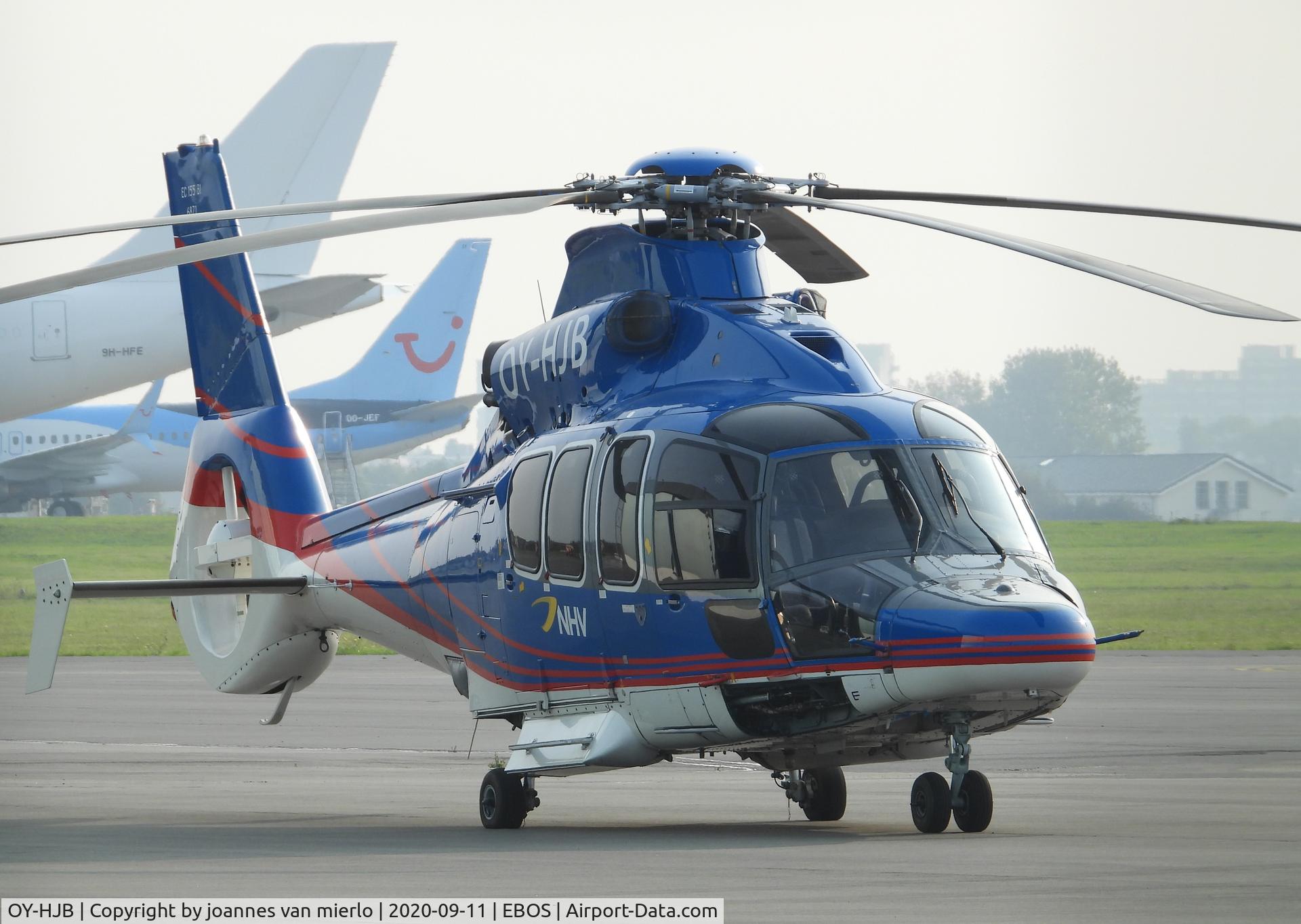 OY-HJB, 2009 Eurocopter EC-155B-1 C/N 6871, NHV OSTEND