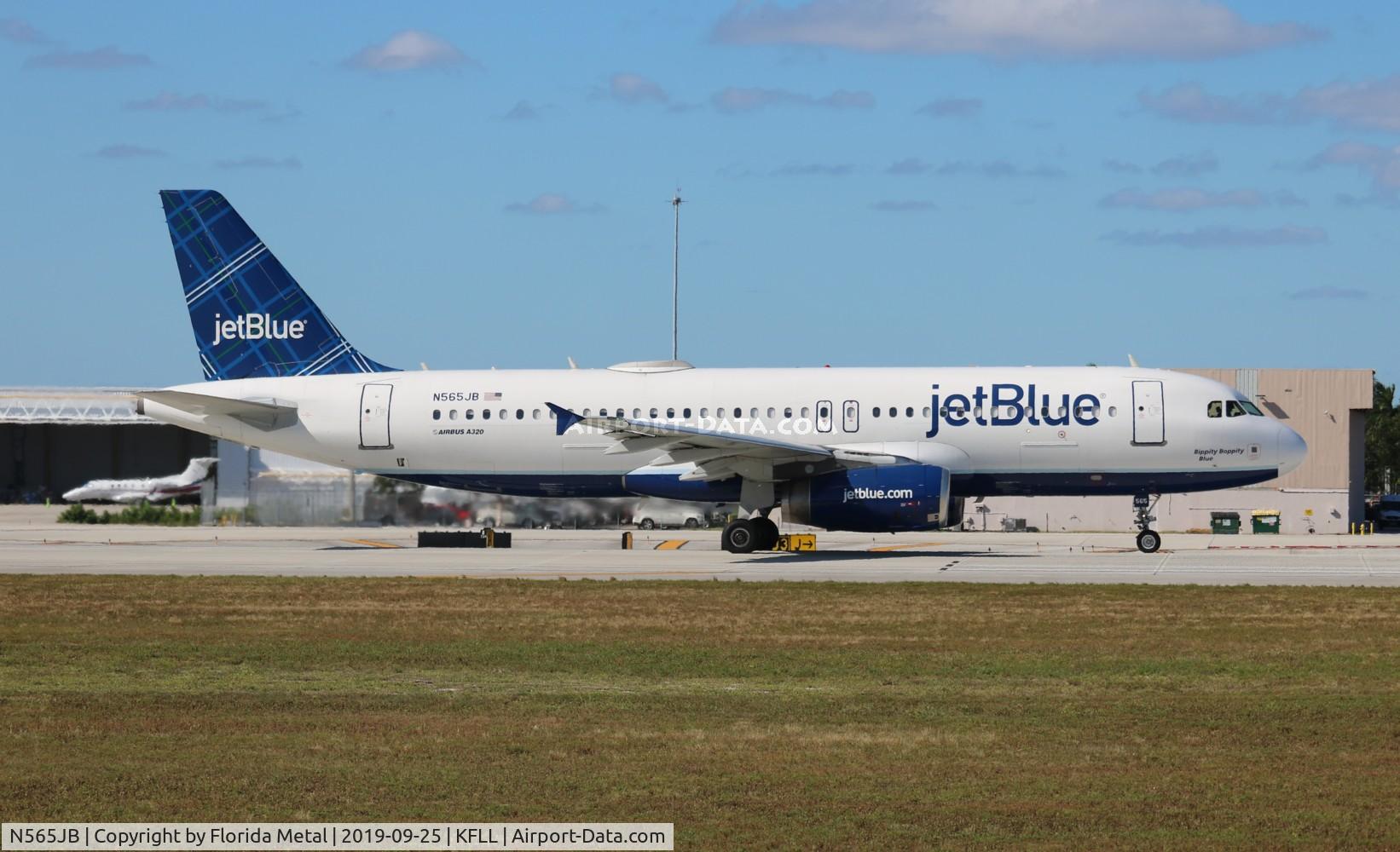 N565JB, 2003 Airbus A320-232 C/N 2031, FLL 2019