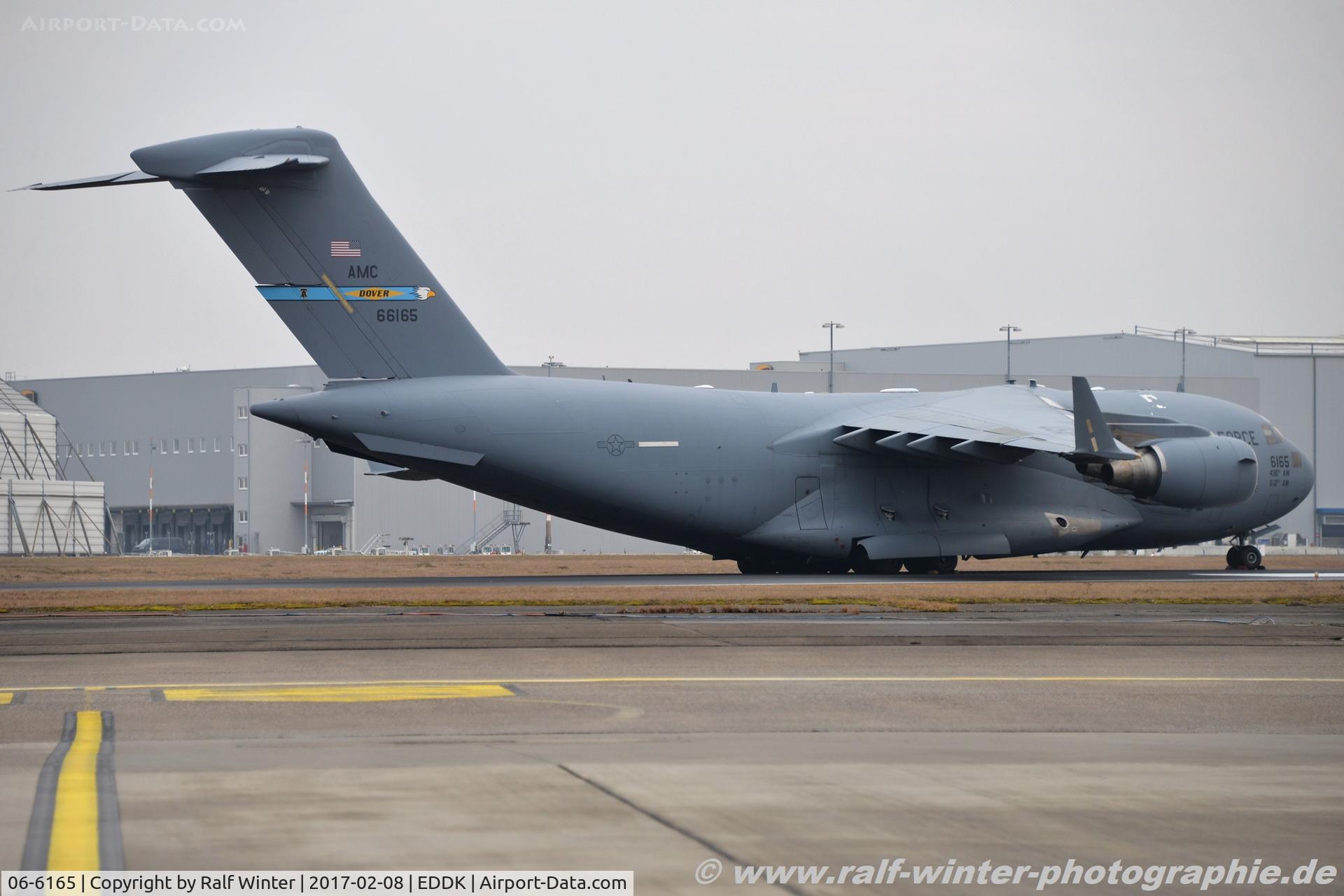 06-6165, 2006 Boeing C-17A Globemaster III C/N F-174/P-165, Boeing C-17A Globmaster III - MC RCH US Air Force USAF - 'Spirit of the Constitution' - P-165 - 066165 - 08.02.2017 - CGN