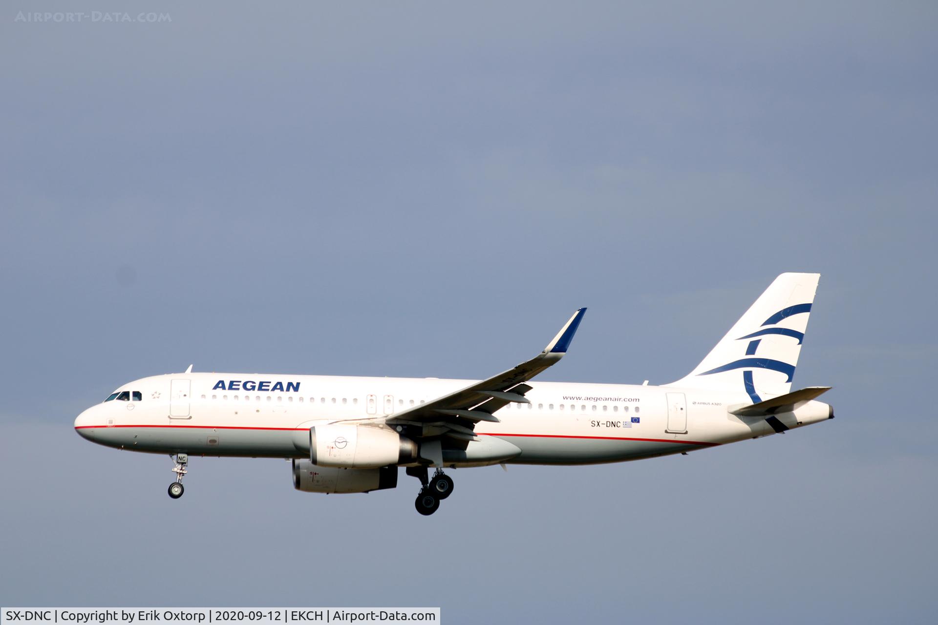 SX-DNC, 2016 Airbus A320-232 C/N 6961, SX-DNC landing rw 22L