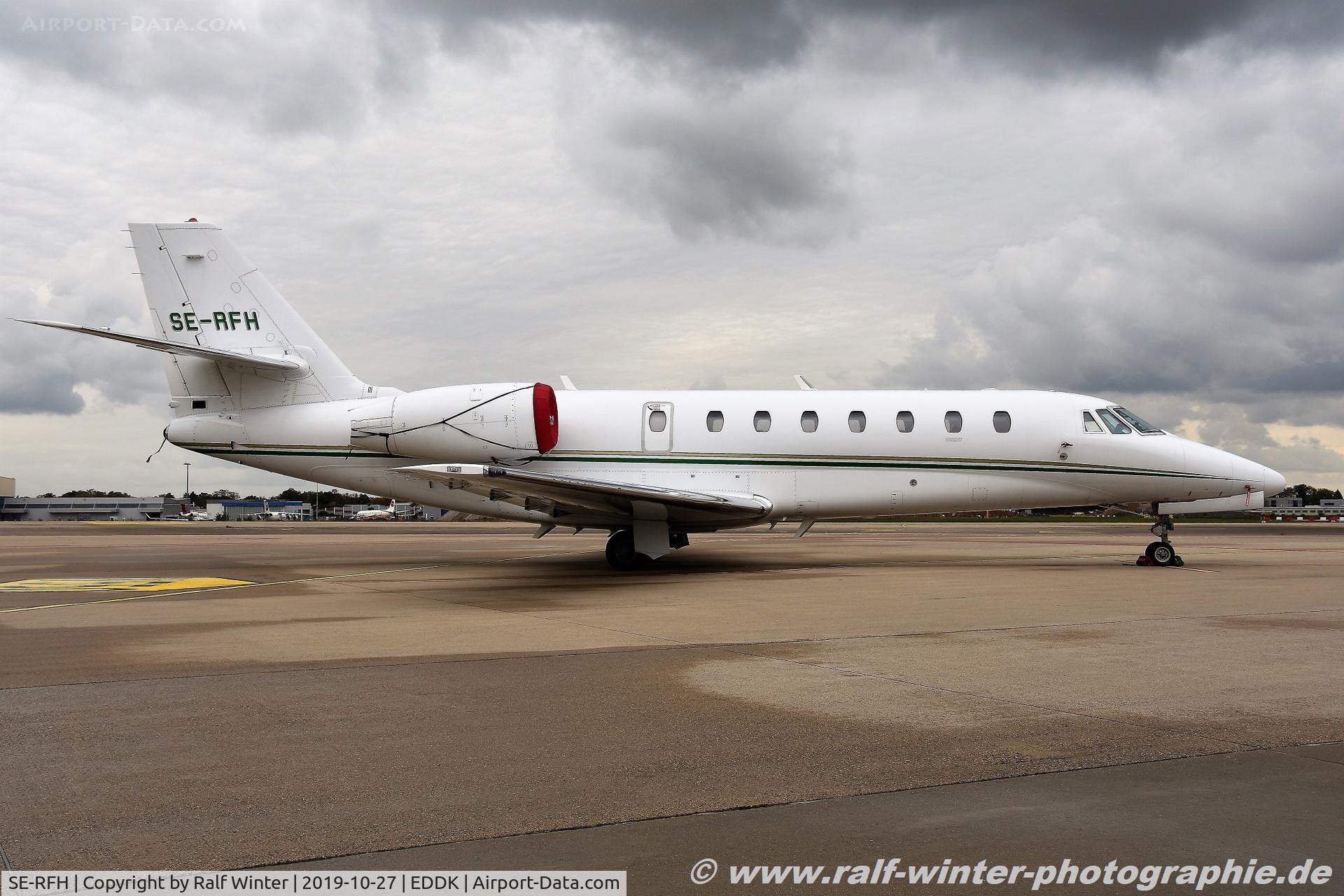 SE-RFH, 2006 Cessna 680 Citation Sovereign C/N 680-0059, Cessna 680 Citation Sovereign - EUW EFS European Flight Service - 6800059 - SE-RFH - 27.10.2019 - CGN