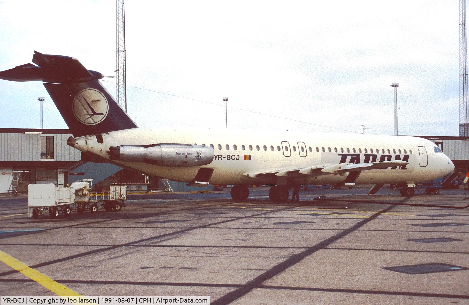 YR-BCJ, 1977 BAC 111-525FT One-Eleven C/N BAC.253, Copenhagen 7.8.1991