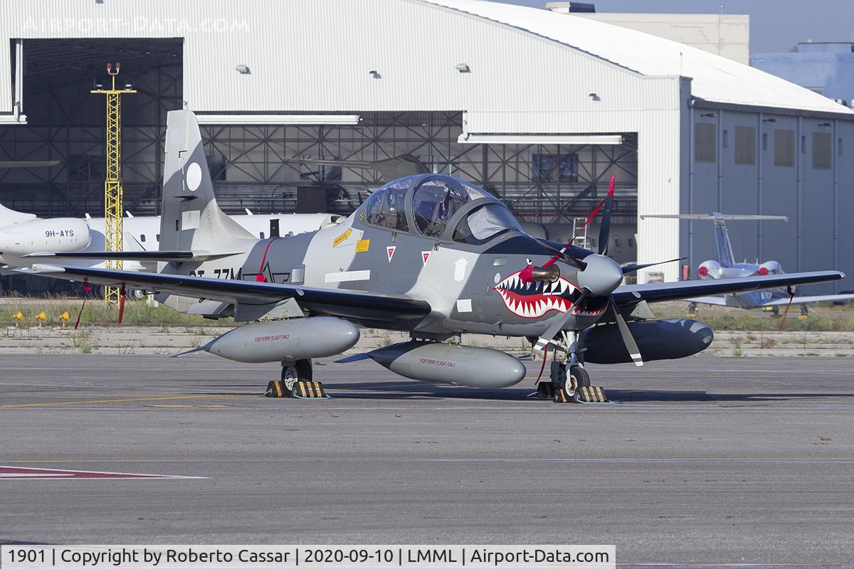 1901, 2019 Embraer A-29B Super Tucano C/N 31400250, Park 2