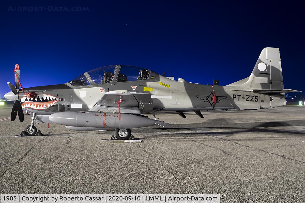 1905, 2019 Embraer A-29B Super Tucano C/N 31400254, Park 2