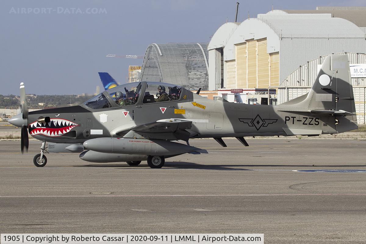 1905, 2019 Embraer A-29B Super Tucano C/N 31400254, Park 2