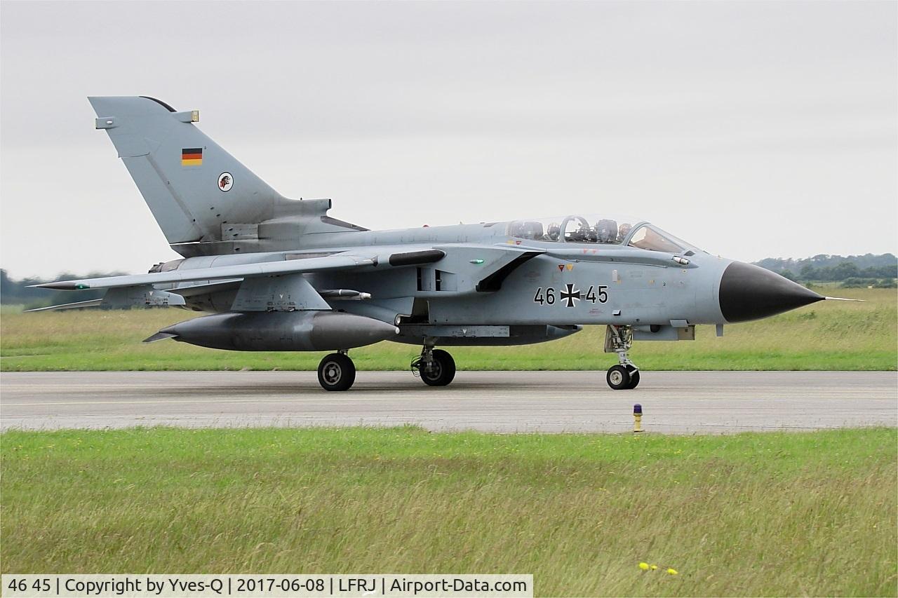 46 45, Panavia Tornado ECR C/N 873/GS278/4345, Panavia Tornado ECR, Taxiing to flight line, Landivisiau Naval Air Base (LFRJ) Tiger Meet 2017