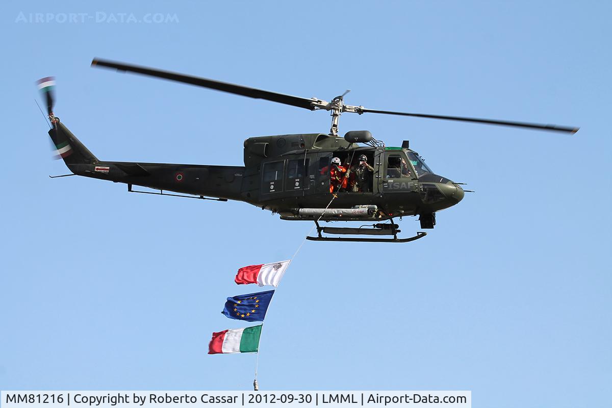 MM81216, Agusta-Bell AB-212AM C/N 5831, Malta International Airshow 2012