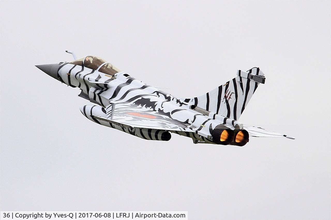 36, Dassault Rafale M C/N 36, Dassault Rafale M, Take off rwy 26, Landivisiau Naval Air Base (LFRJ) Tiger Meet 2017