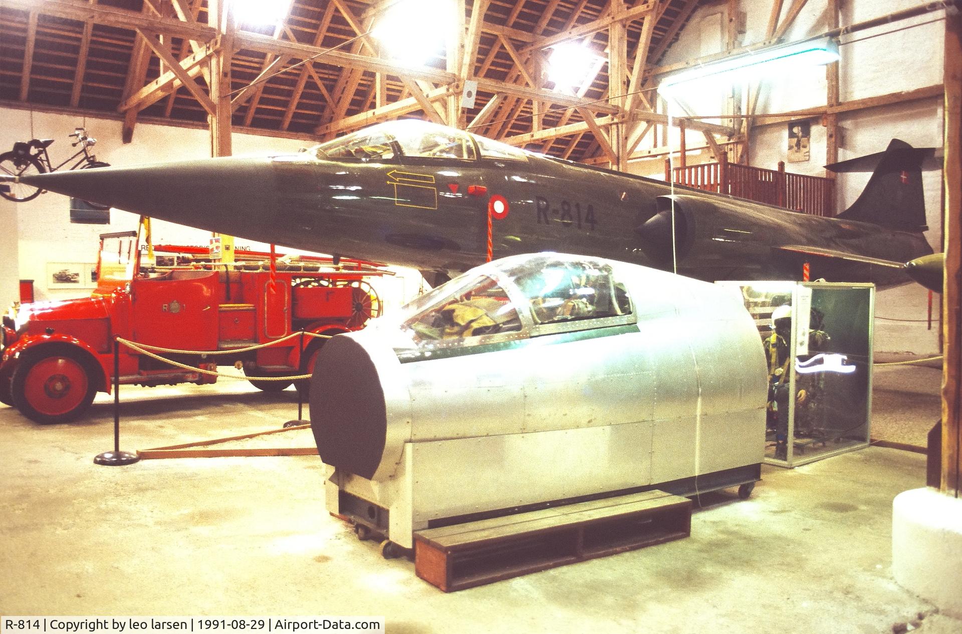 R-814, Canadair CF-104 Starfighter C/N 683A-1114, Egeskov Museum 29.8.1991