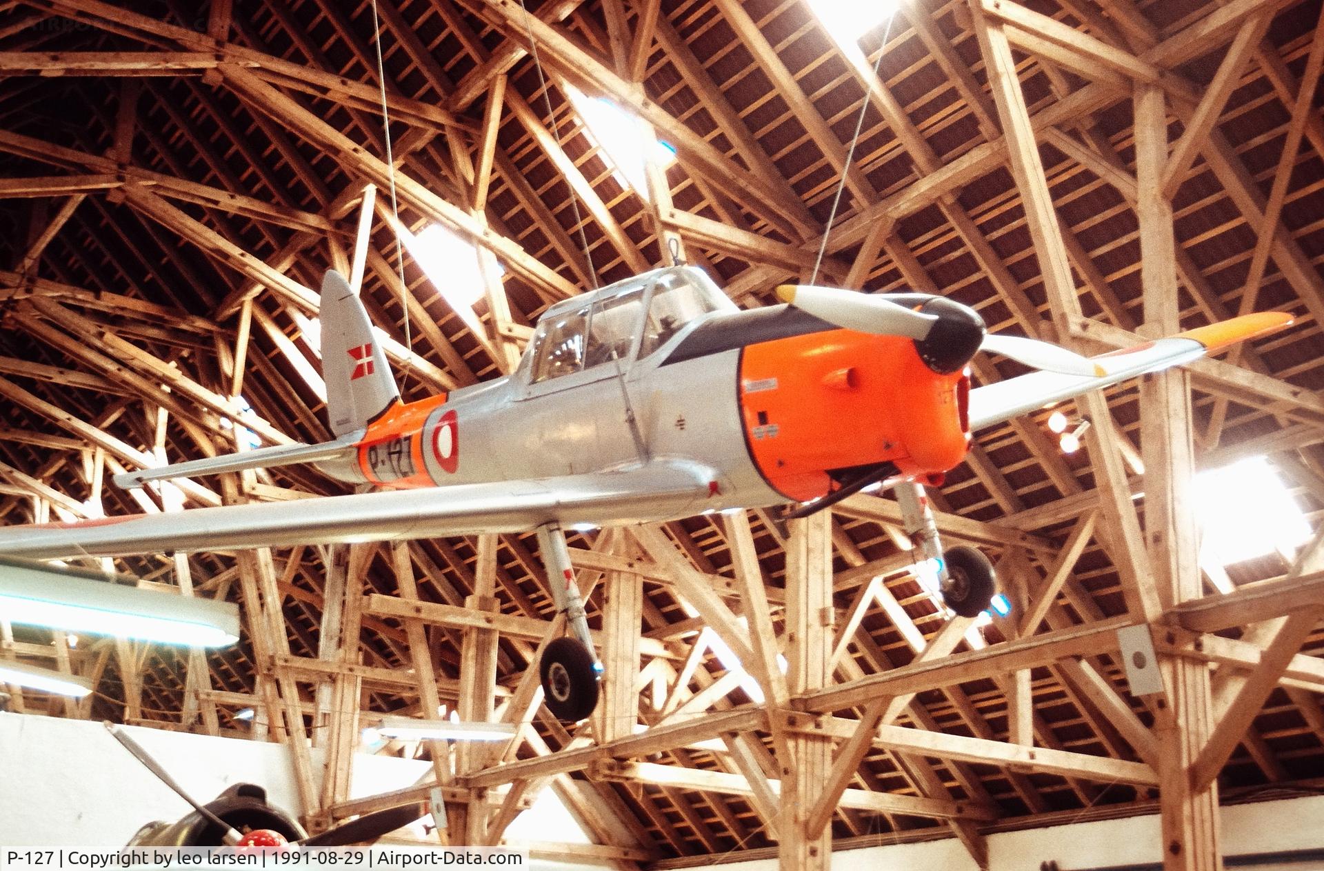 P-127, 1950 De Havilland DHC-1 Chipmunk C/N C1-0106, Egeskov Museum 29.8.1991