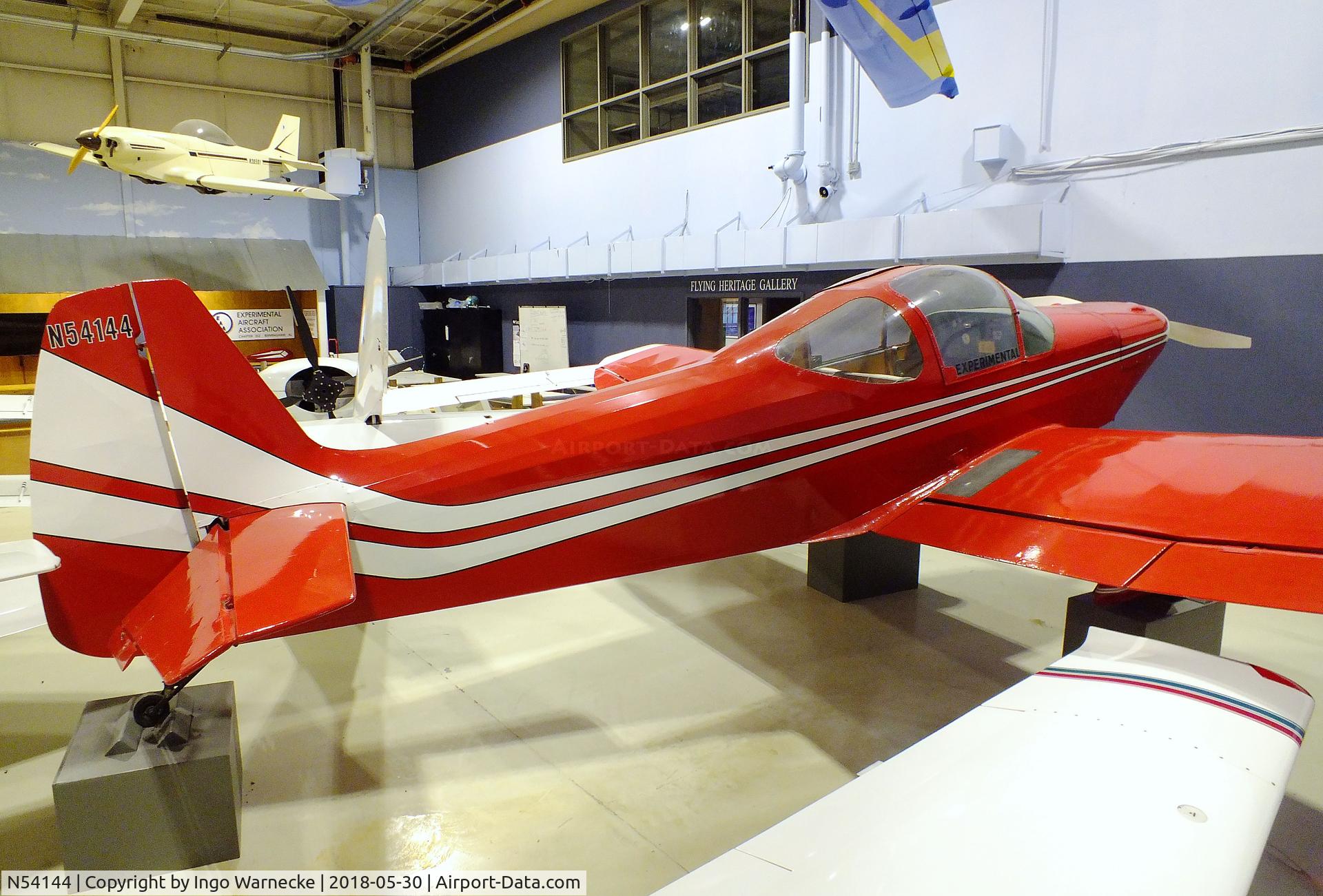 N54144, 1970 Piel CP-30 Emeraude C/N 1048, Piel CP.30 Emeraude at the Southern Museum of Flight, Birmingham AL