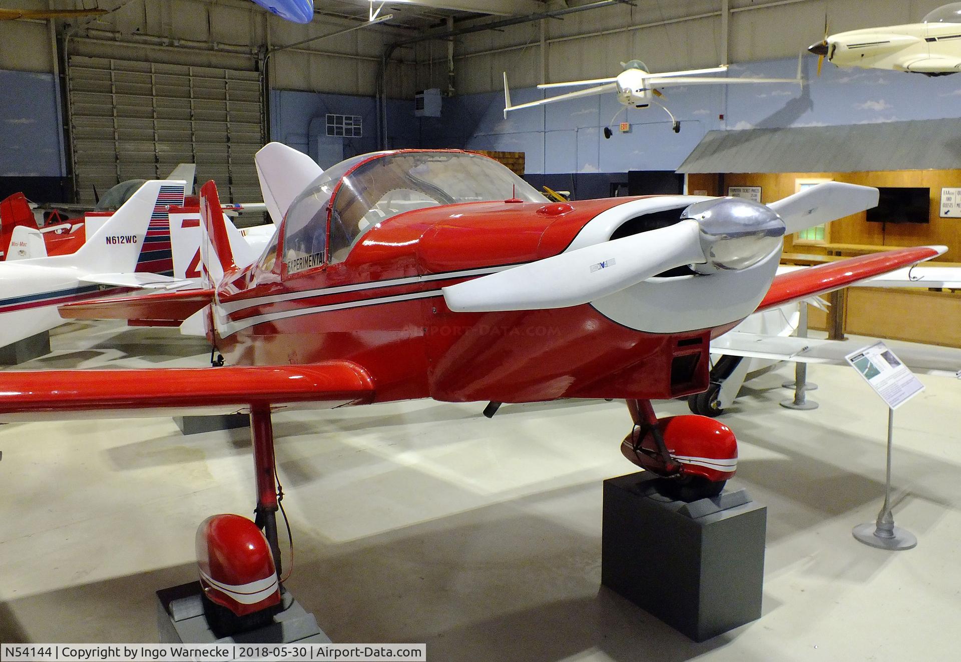 N54144, 1970 Piel CP-30 Emeraude C/N 1048, Piel CP.30 Emeraude at the Southern Museum of Flight, Birmingham AL