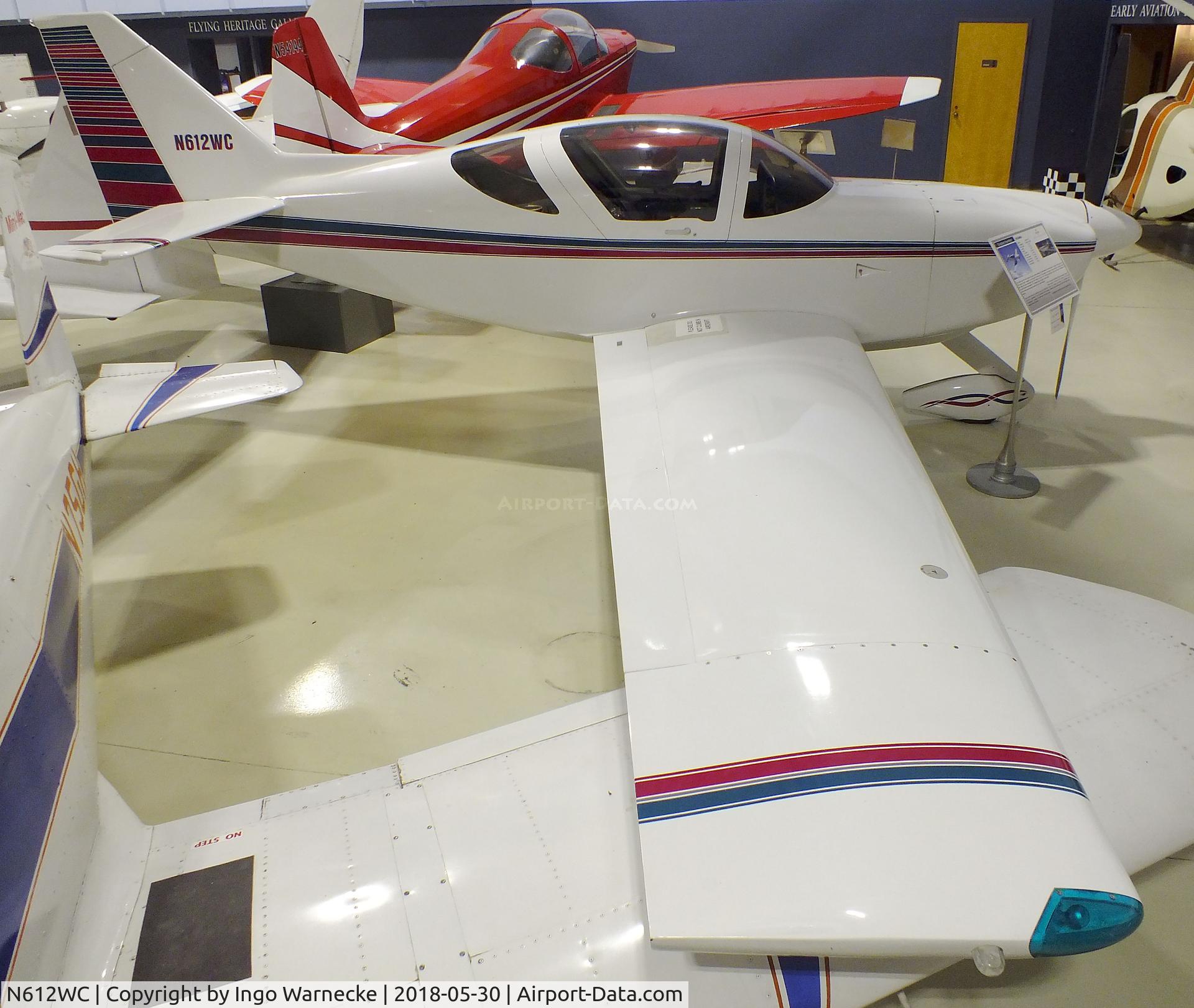 N612WC, 1995 Stoddard-Hamilton Glasair II FT C/N 4243572040, Stoddard-Hamilton (Campbell, Julian W) Glasair II FT at the Southern Museum of Flight, Birmingham AL