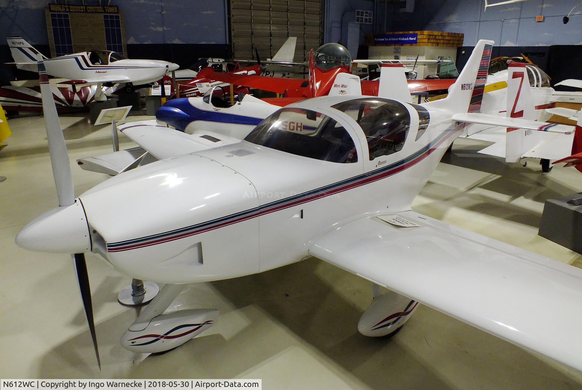 N612WC, 1995 Stoddard-Hamilton Glasair II FT C/N 4243572040, Stoddard-Hamilton (Campbell, Julian W) Glasair II FT at the Southern Museum of Flight, Birmingham AL