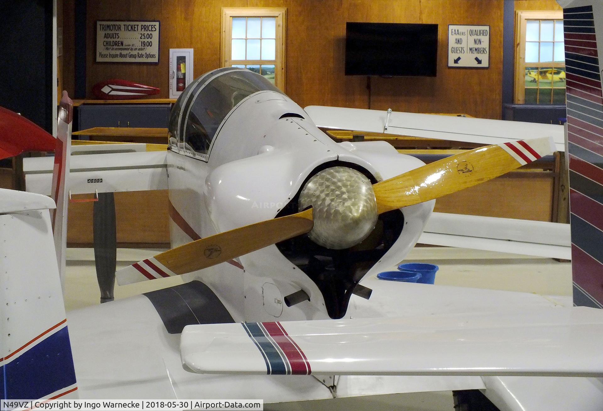 N49VZ, 1990 Zorn Ralph G ASOB C/N 004, Rutan (Zorn, Ralph G) VariViggen (ASOB) at the Southern Museum of Flight, Birmingham AL
