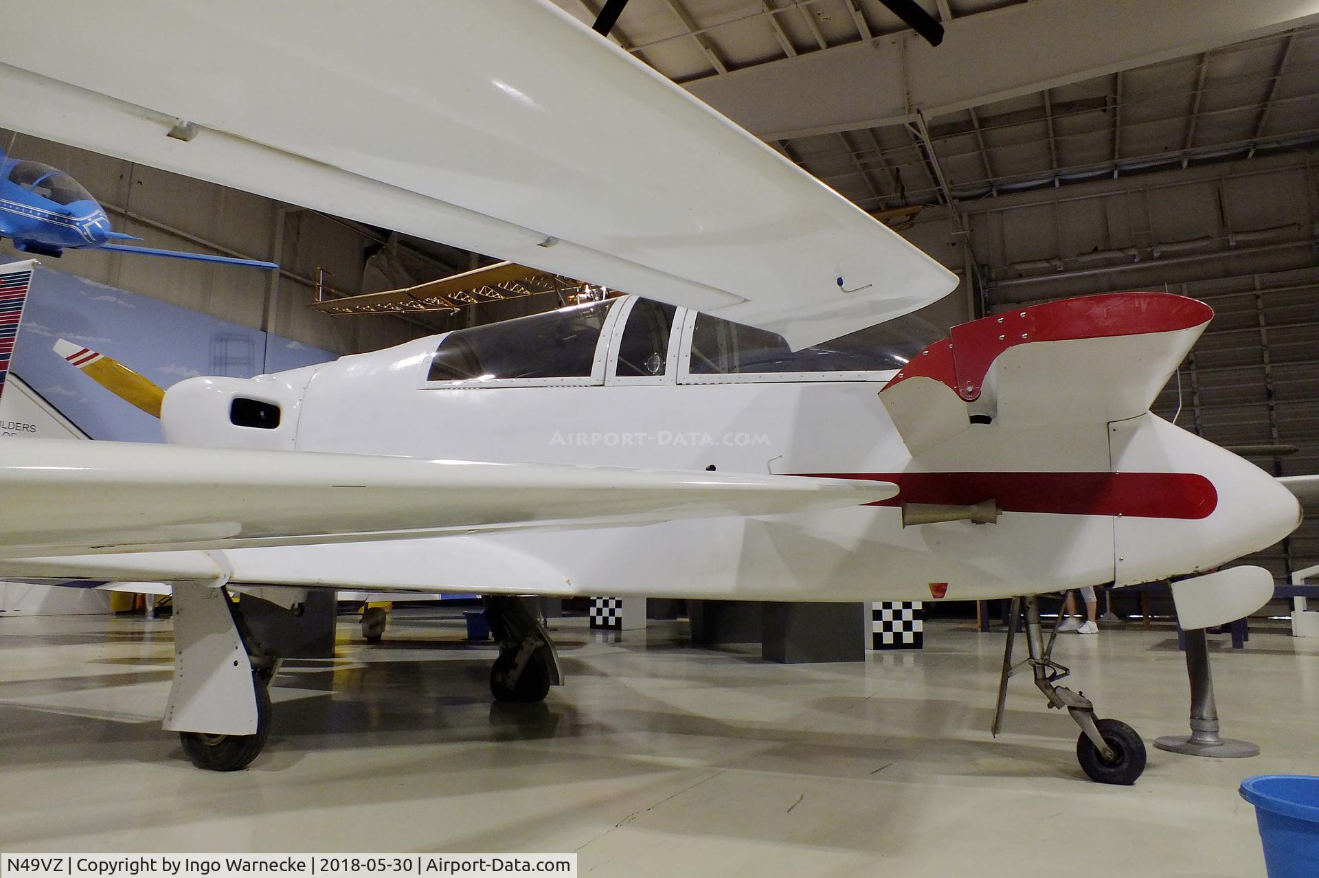 N49VZ, 1990 Zorn Ralph G ASOB C/N 004, Rutan (Zorn, Ralph G) VariViggen (ASOB) at the Southern Museum of Flight, Birmingham AL