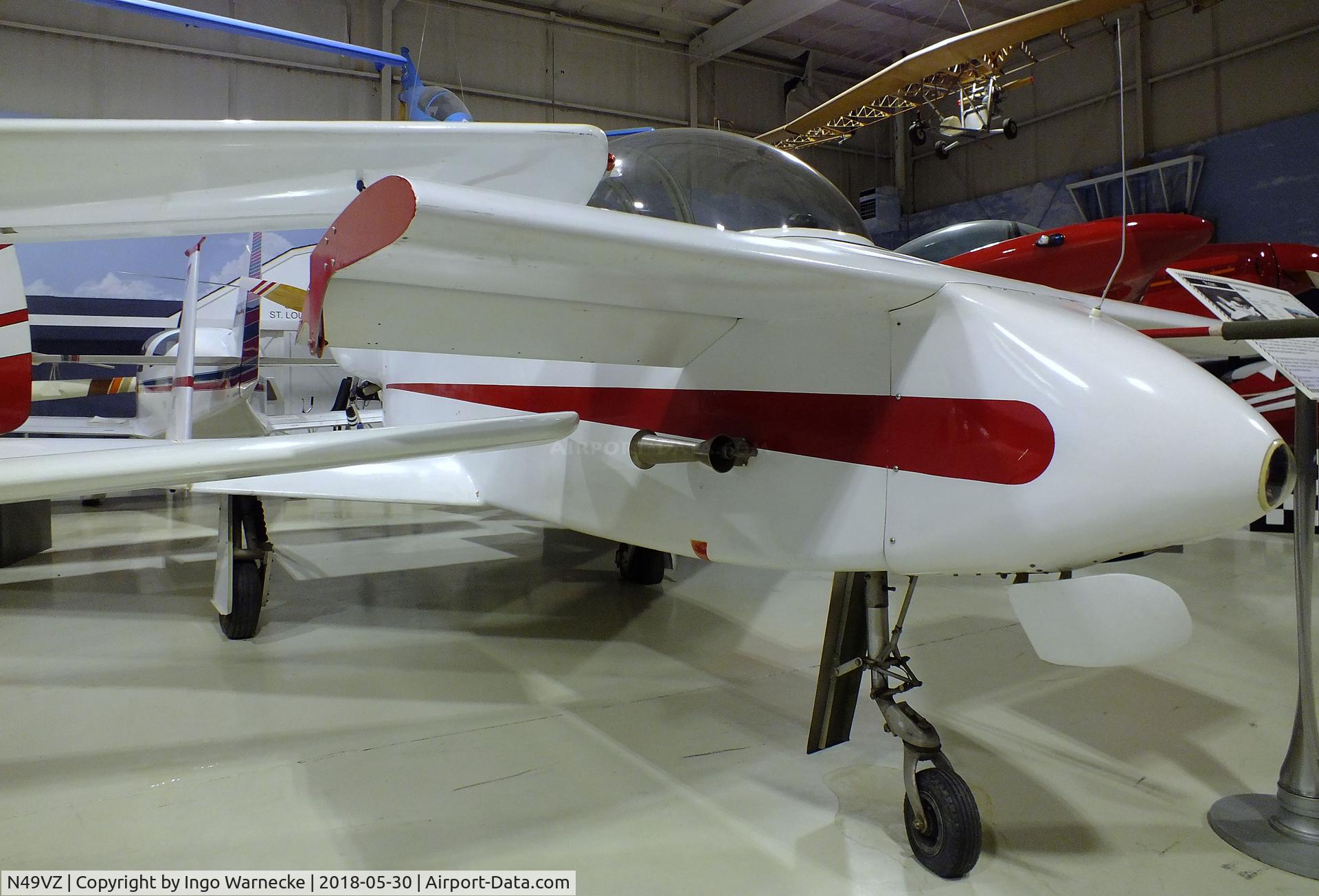 N49VZ, 1990 Zorn Ralph G ASOB C/N 004, Rutan (Zorn, Ralph G) VariViggen (ASOB) at the Southern Museum of Flight, Birmingham AL
