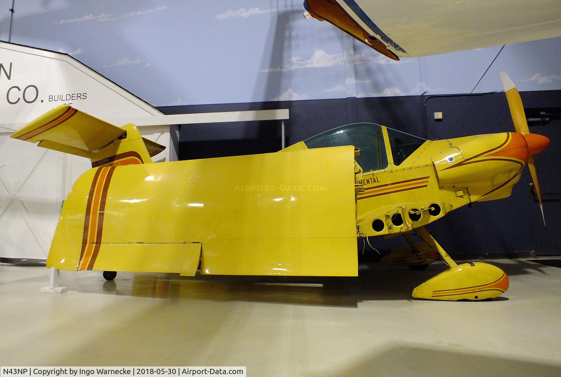 N43NP, Pazmany PL-4A C/N 424-18-3854, Pazmany (Ponder, Norman Ellis Jr.) PL-4A at the Southern Museum of Flight, Birmingham AL