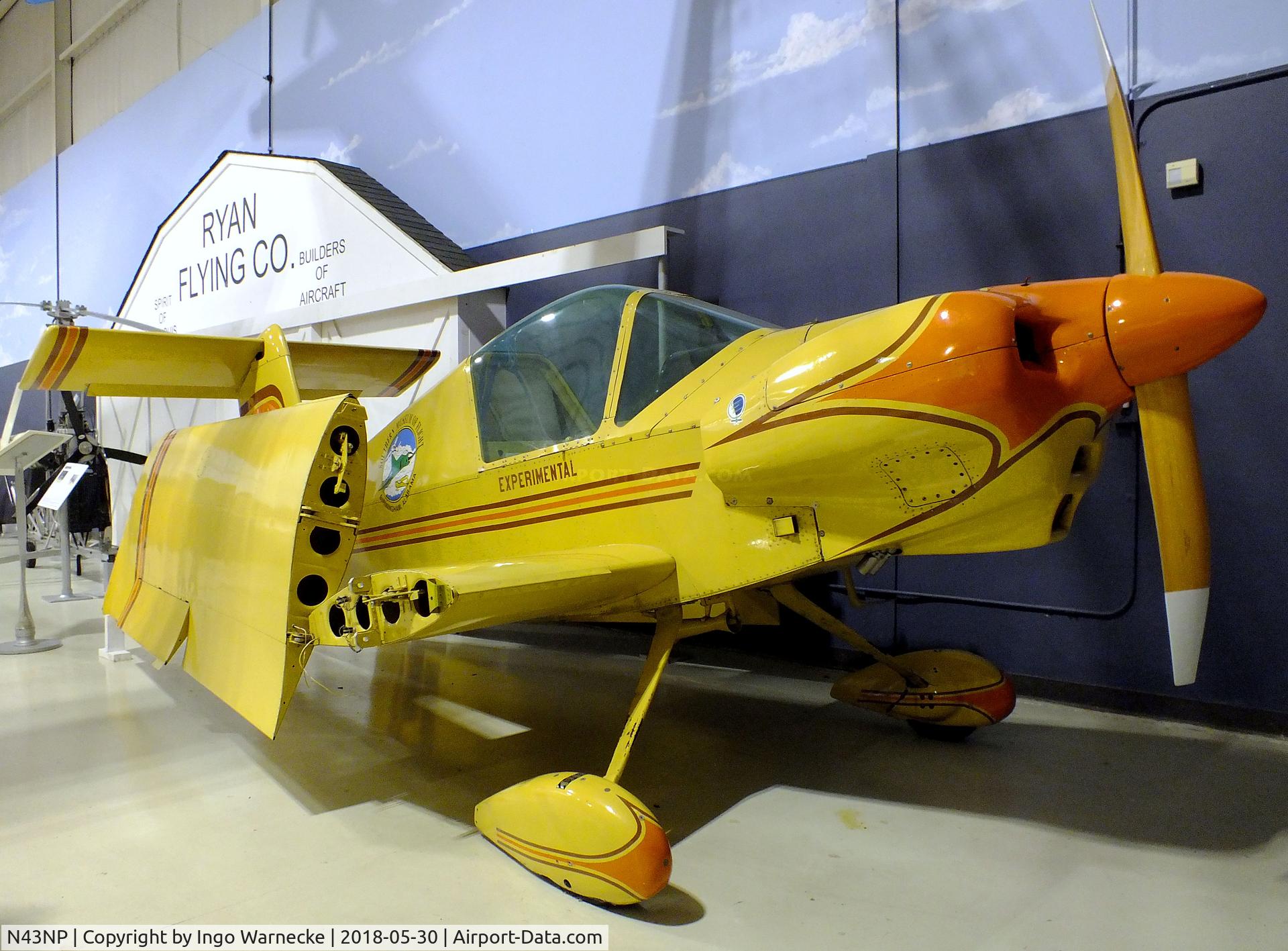 N43NP, Pazmany PL-4A C/N 424-18-3854, Pazmany (Ponder, Norman Ellis Jr.) PL-4A at the Southern Museum of Flight, Birmingham AL