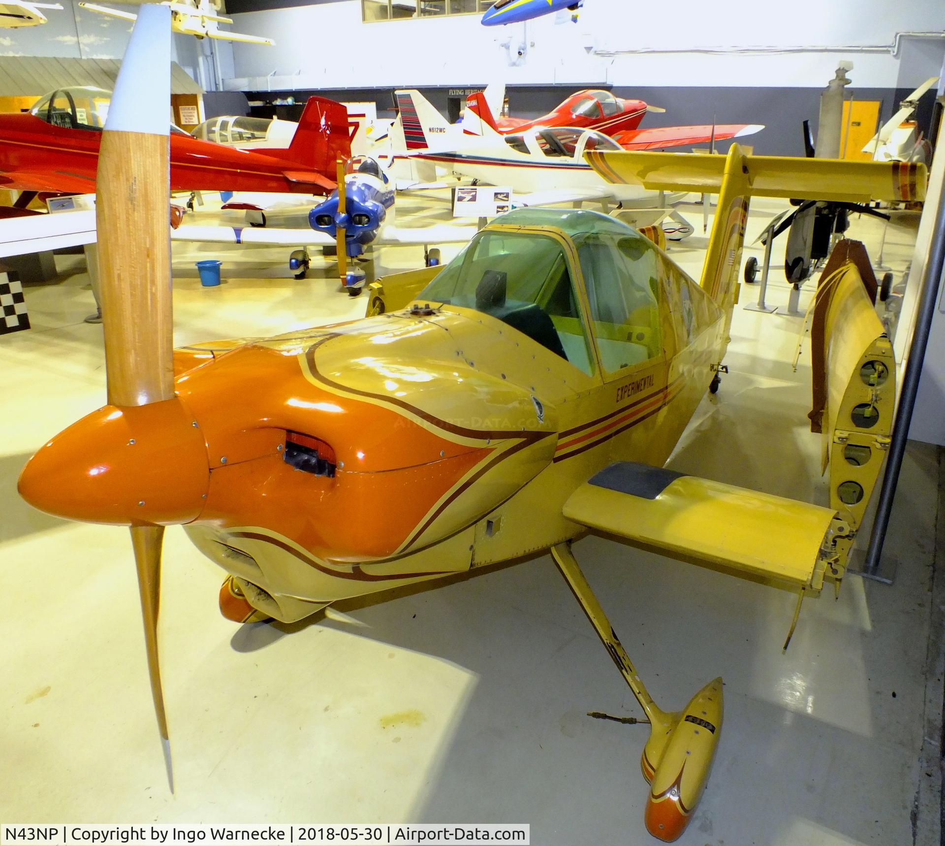N43NP, Pazmany PL-4A C/N 424-18-3854, Pazmany (Ponder, Norman Ellis Jr.) PL-4A at the Southern Museum of Flight, Birmingham AL