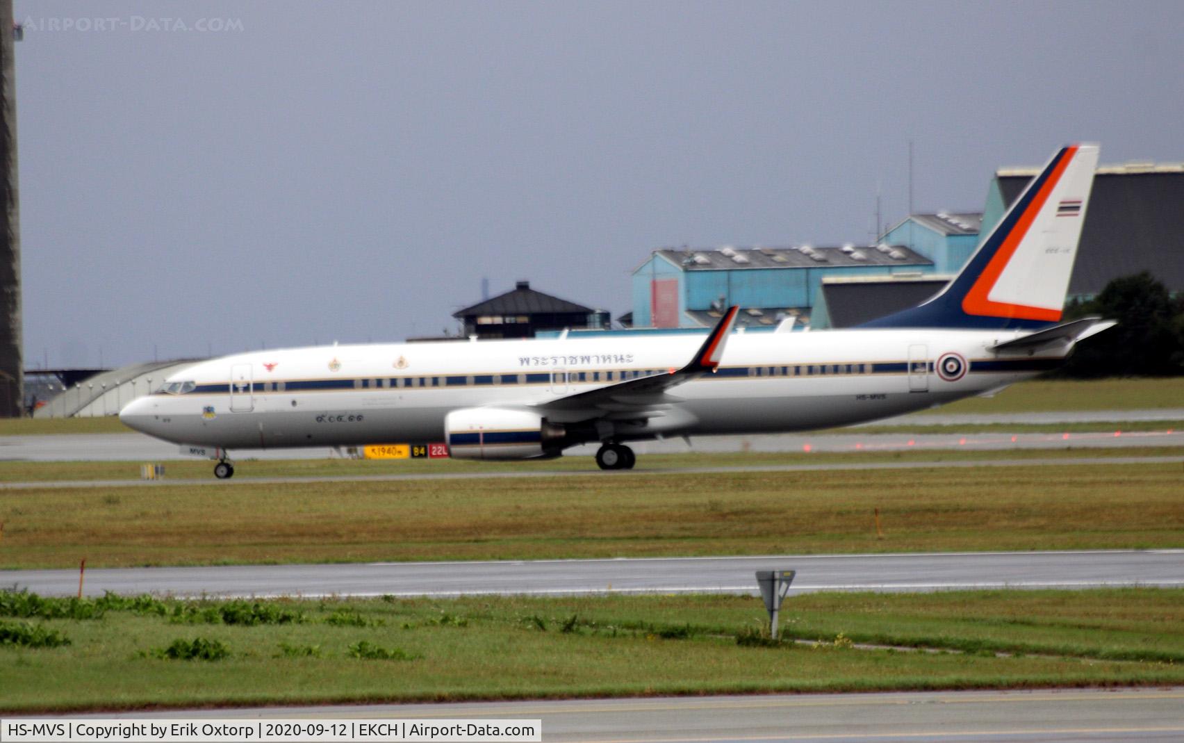HS-MVS, 2006 Boeing 737-8Z6 C/N 35478, HS-MVS landed rw 22L