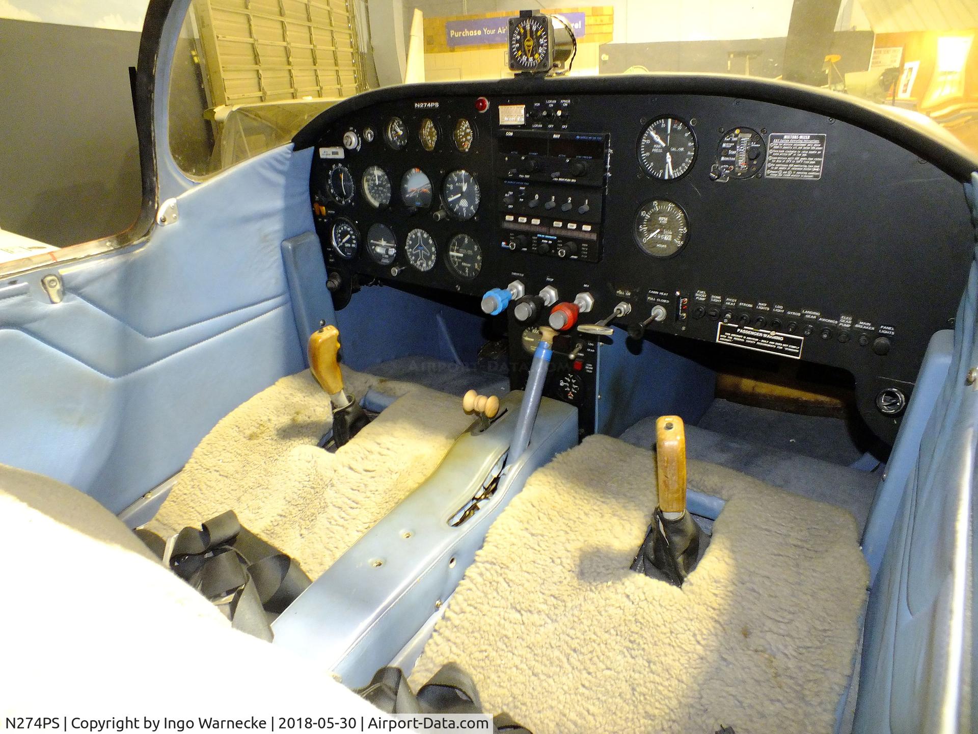 N274PS, 1990 Stoddard-Hamilton Glasair SH RG 1 C/N 274, Stoddard-Hamilton (Mitchell, Robert R) Glasair SH RG 1 at the Southern Museum of Flight, Birmingham AL  #c